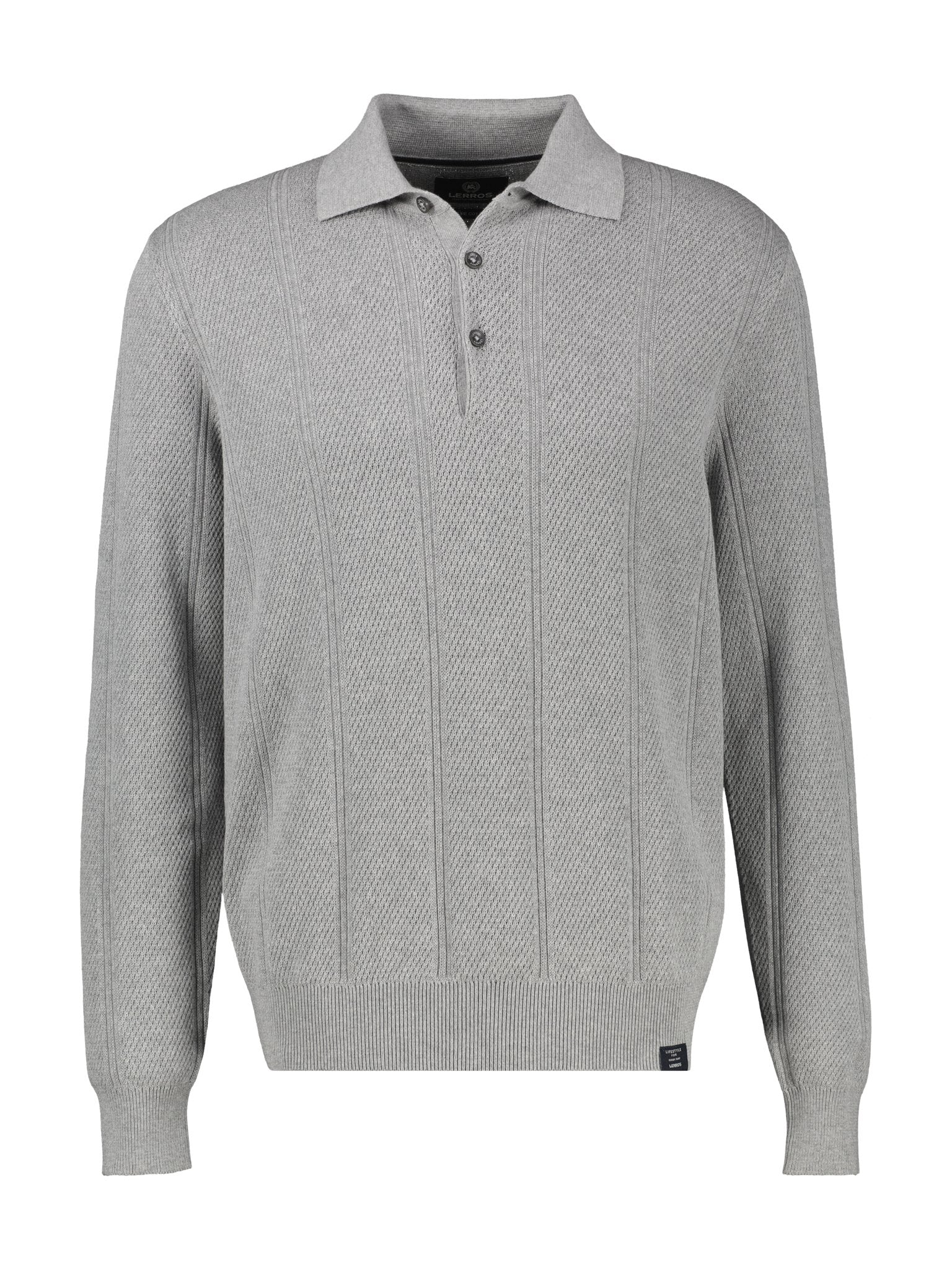 Lerros Herren Pullover Platinum Grey M