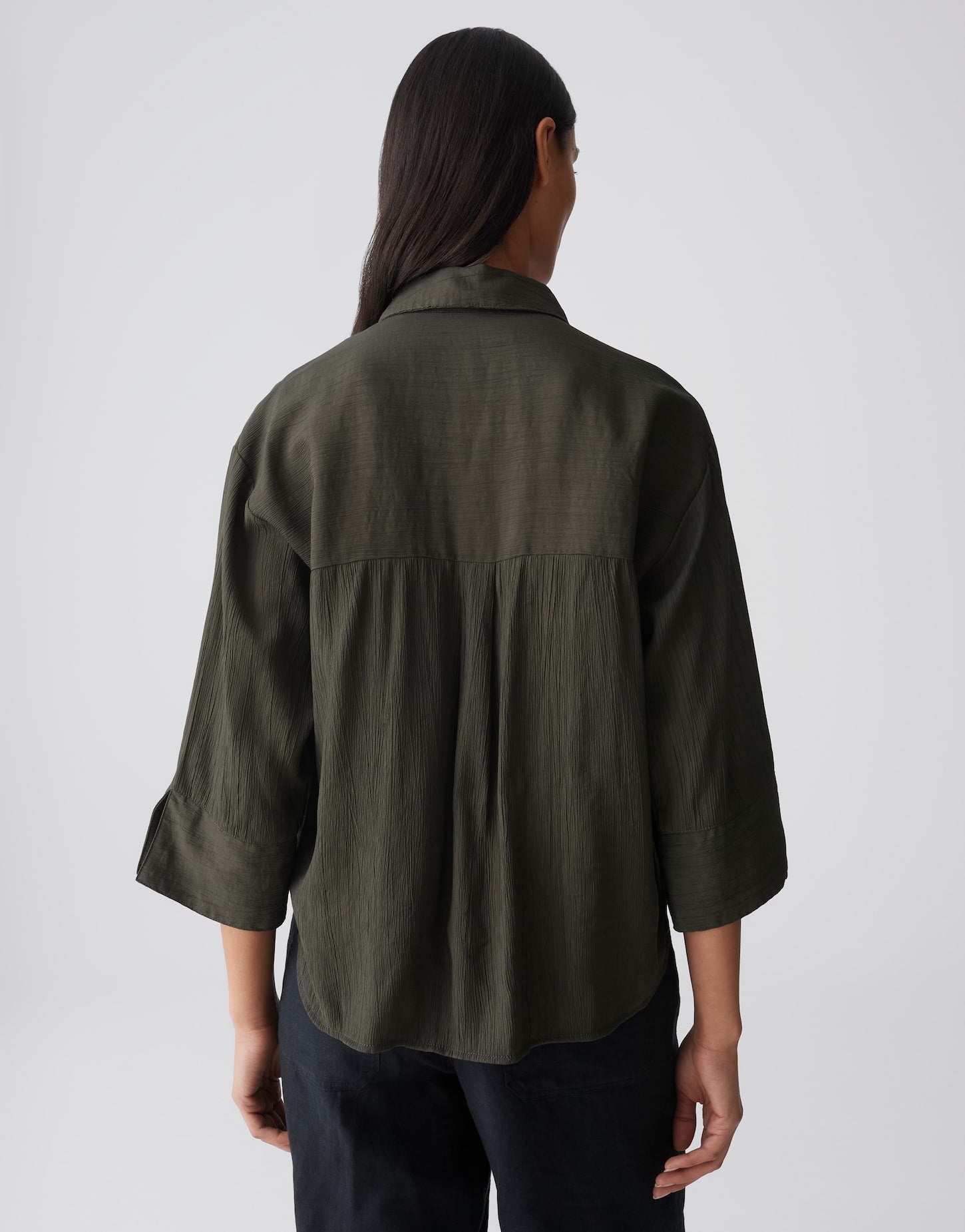 Opus Damen Blusen Deep Green