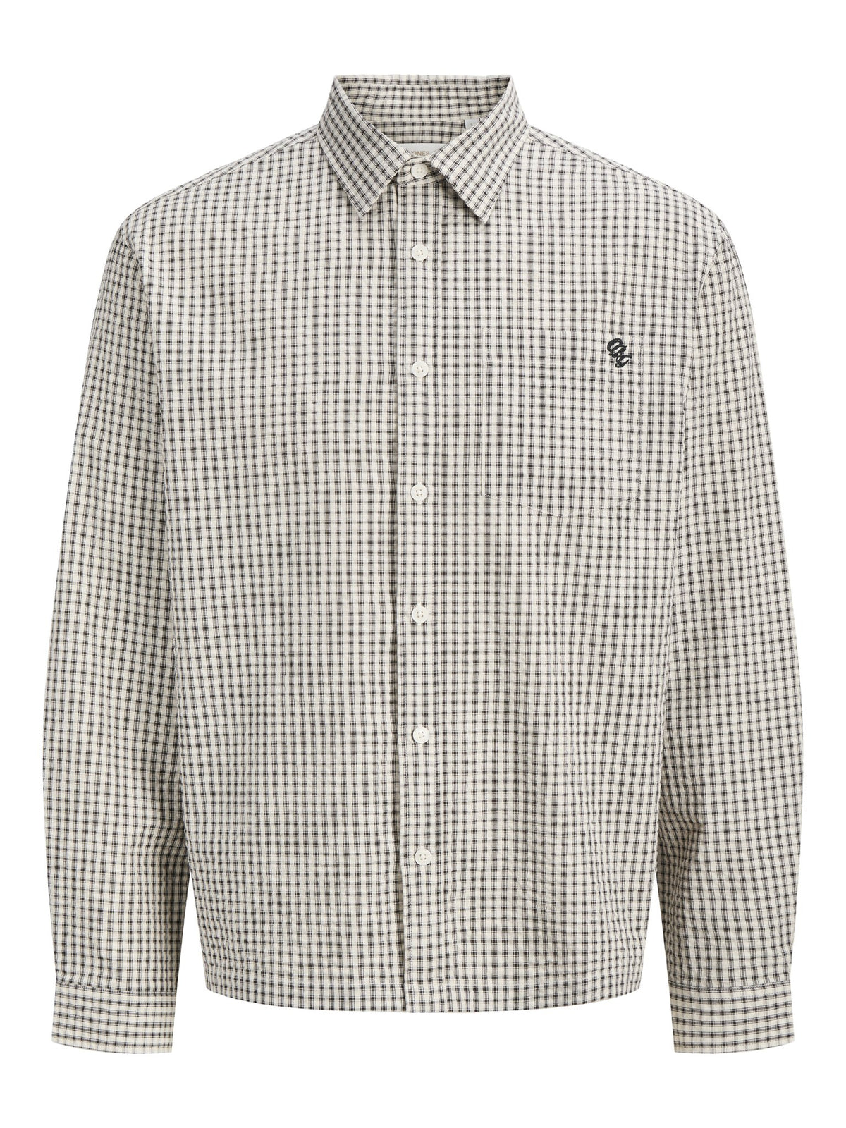 Jack & Jones Herren Hemden lang Cloud Dancer/Ch