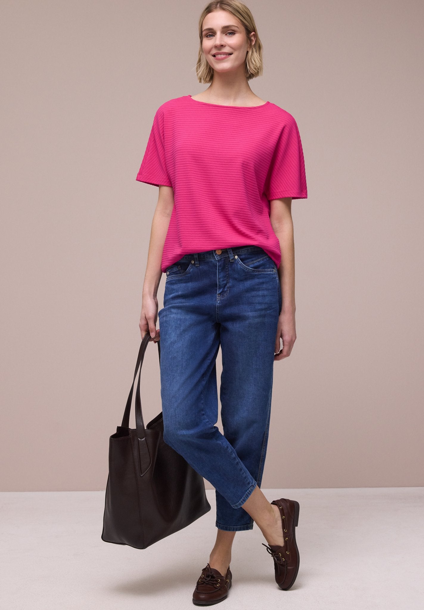 Street One Damen T-Shirts  Magenta D