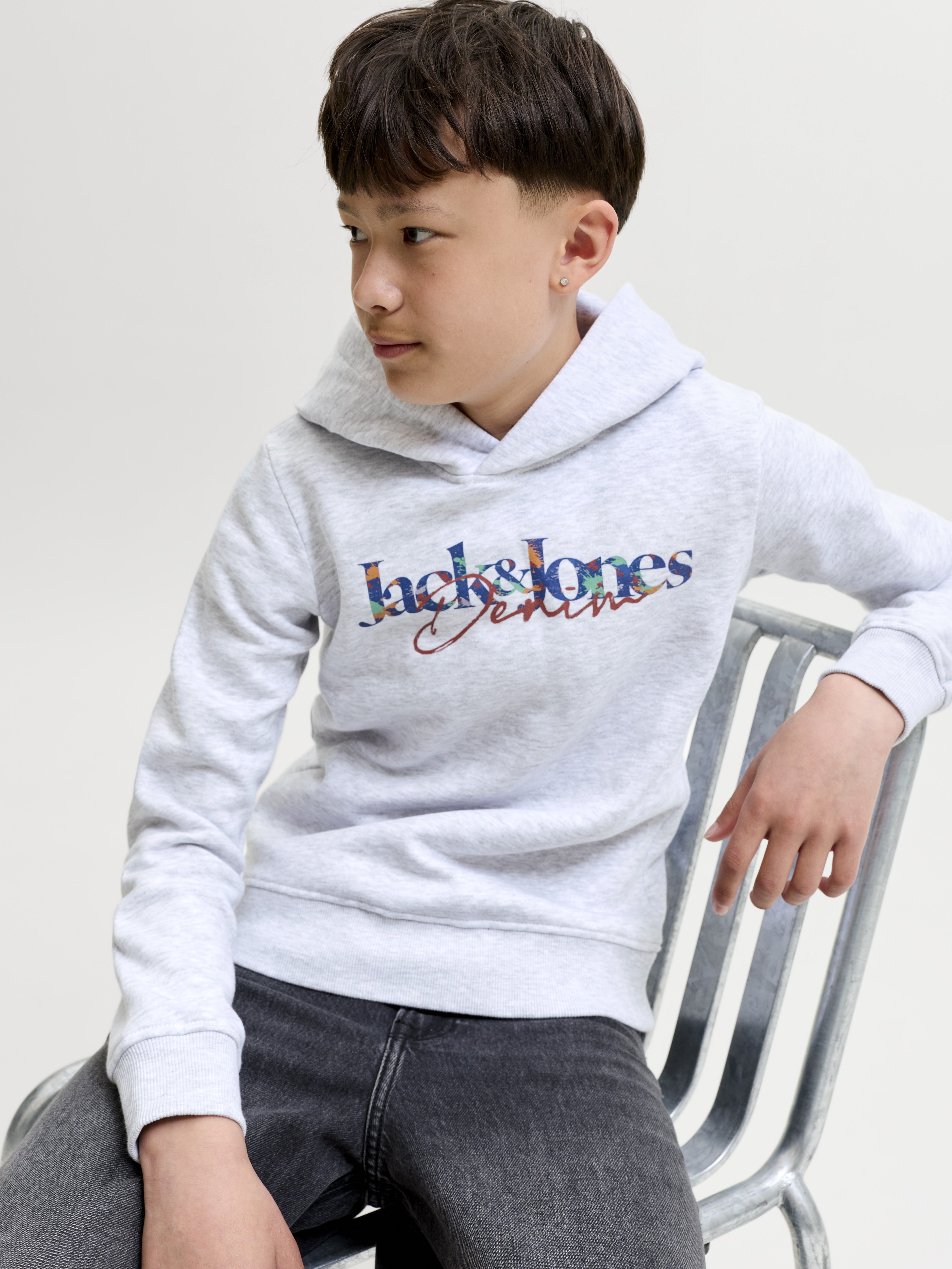 Jack & Jones Jungen Sweats & Sweatjacken White Melange
