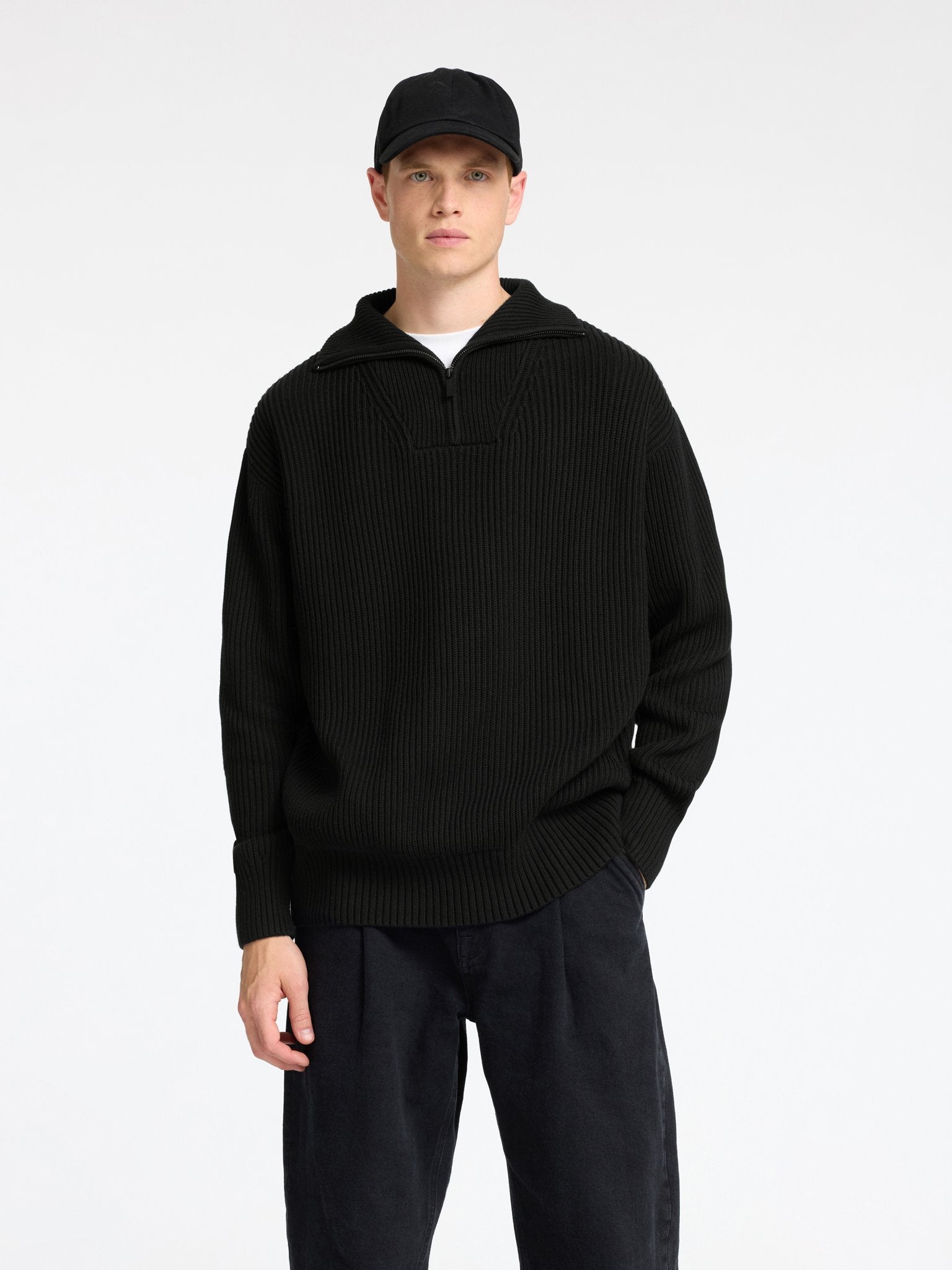 Selected homme Herren Pullover Black