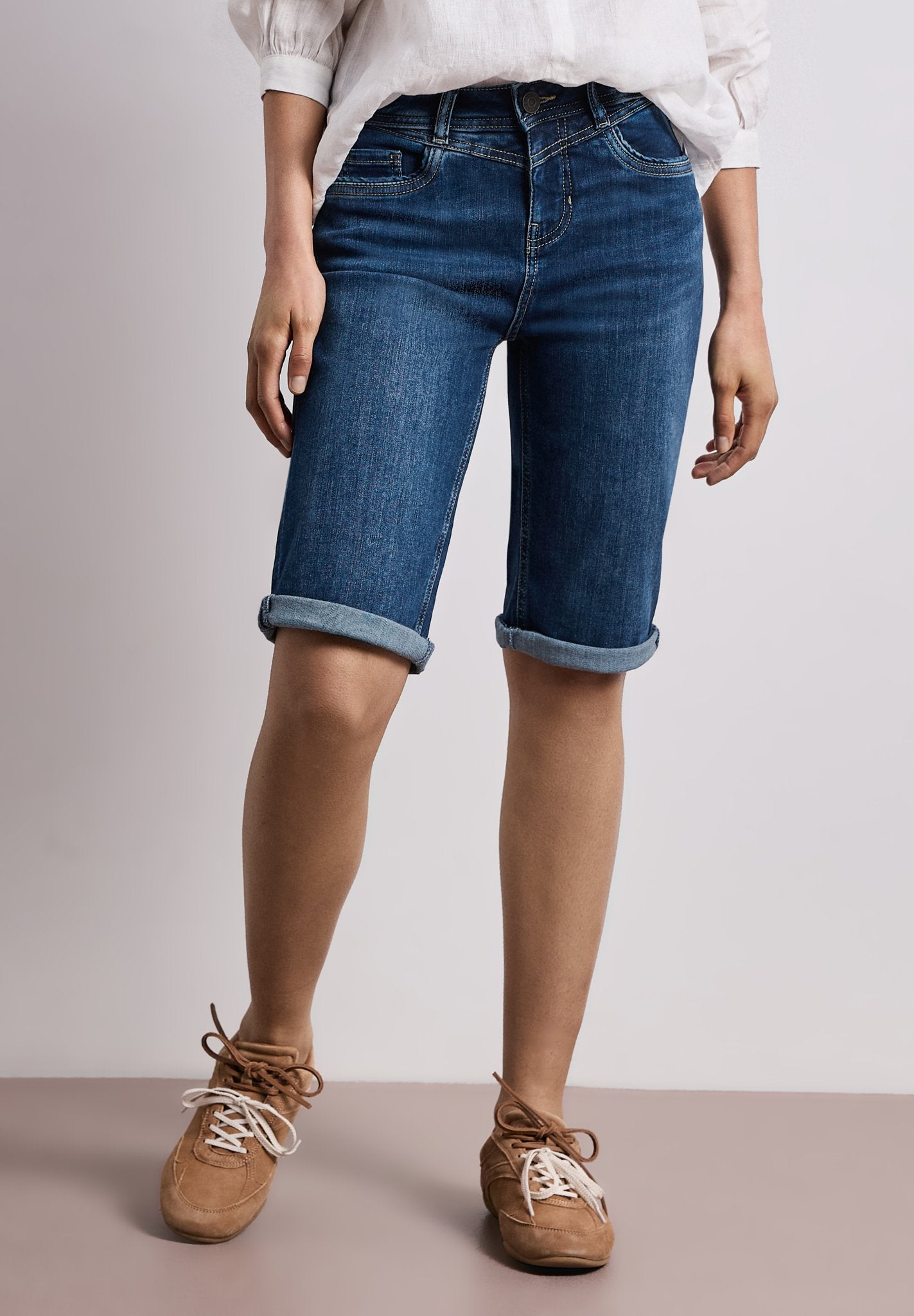 Street One Damen Hosen  Dark Blue