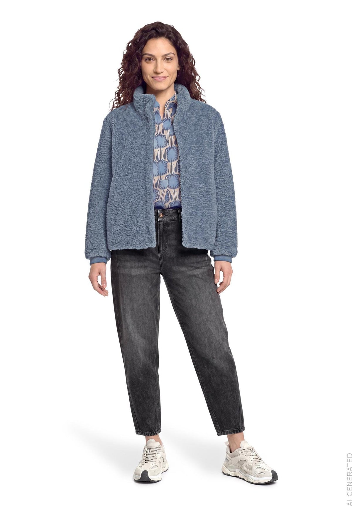 Cartoon Damen Jacken Flint Stone