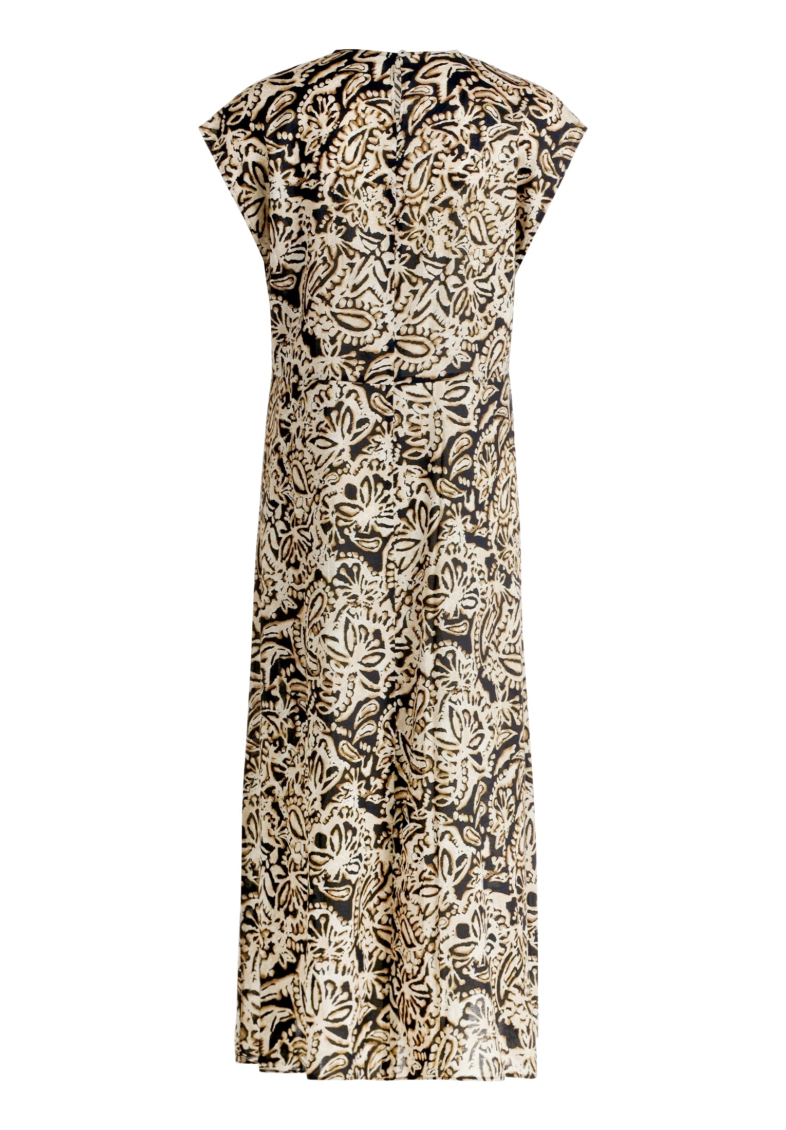 Cartoon Damen Kleider Nature/Black