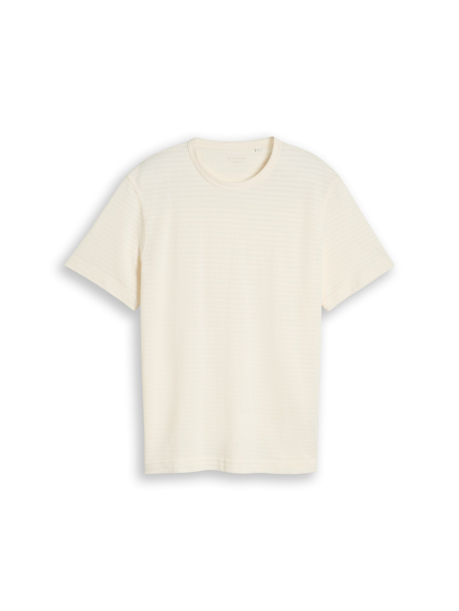 Tom Tailor Herren T-Shirts kurz Gardenia White
