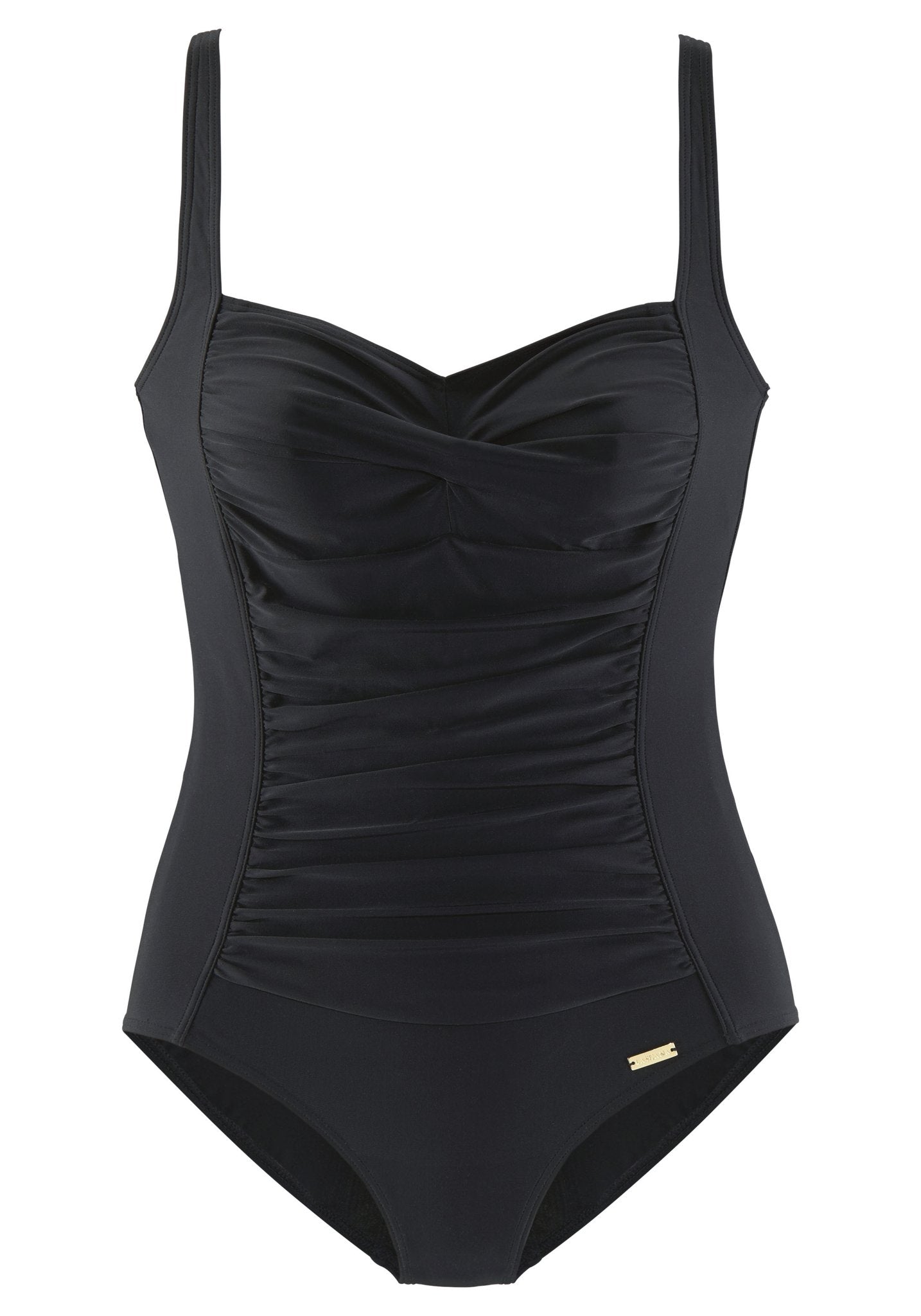 Lascana Badeanzug Black