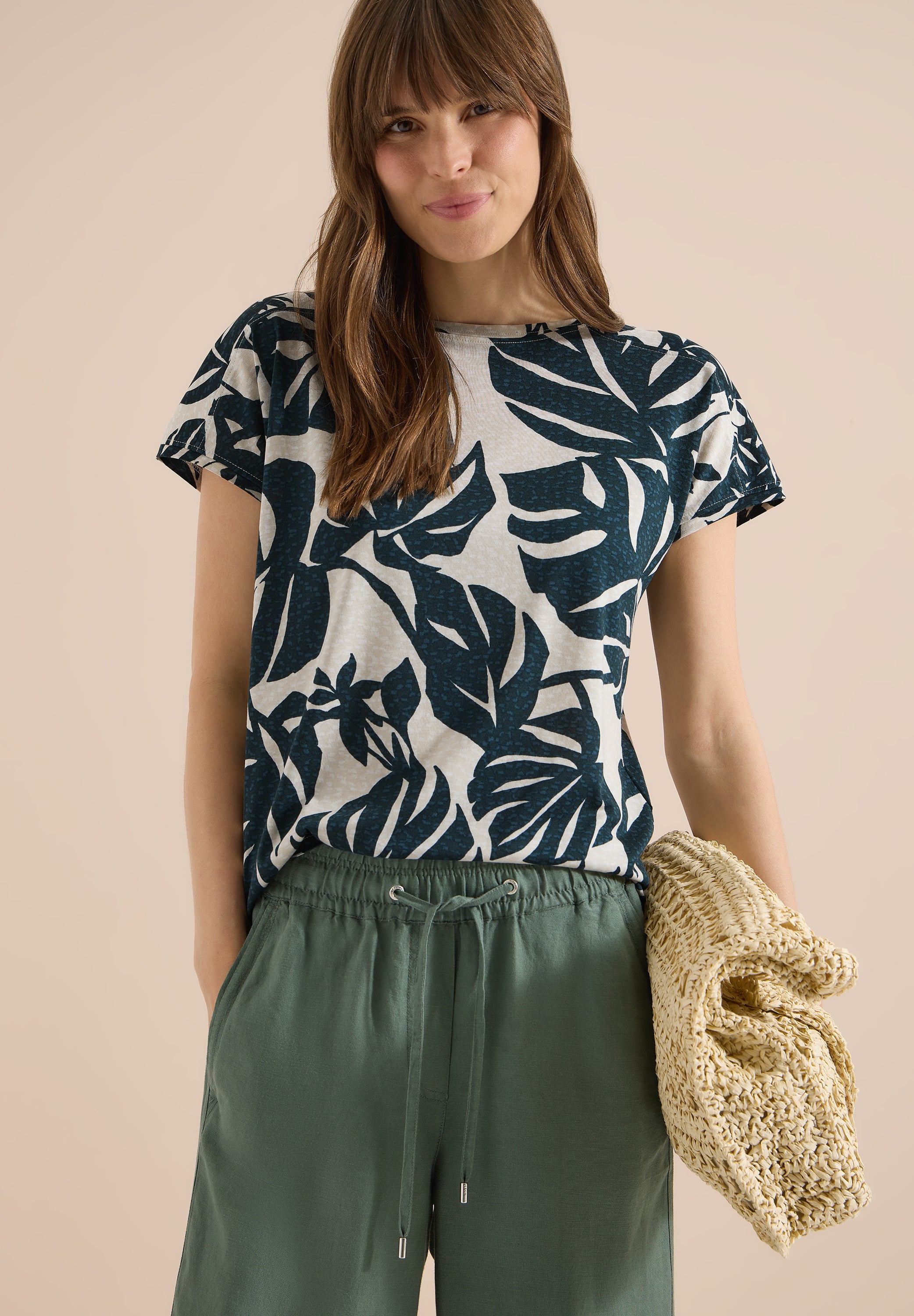 Cecil Damen T-Shirts Palm Bree