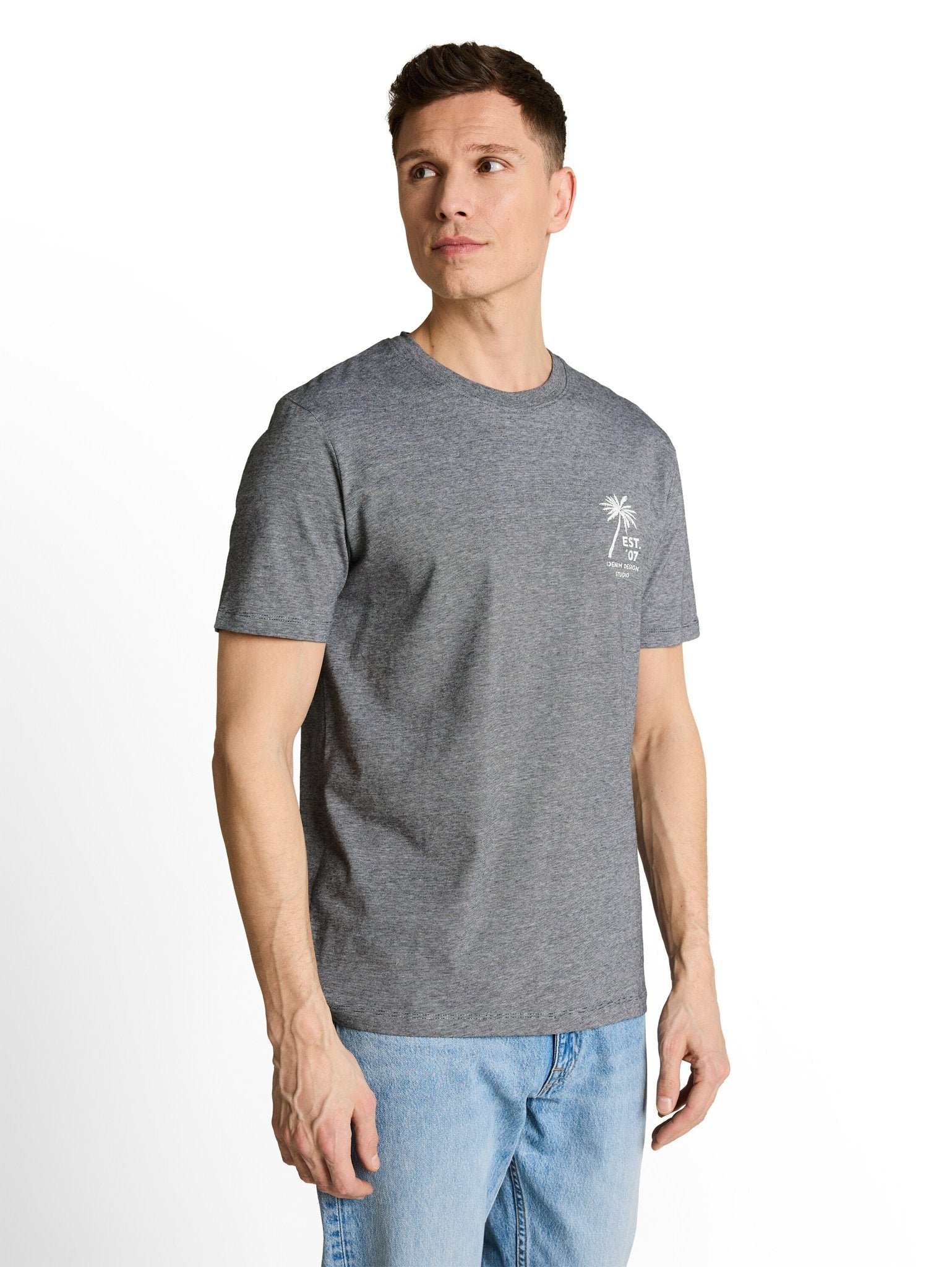 Tom Tailor denim Herren T-Shirts kurz Black