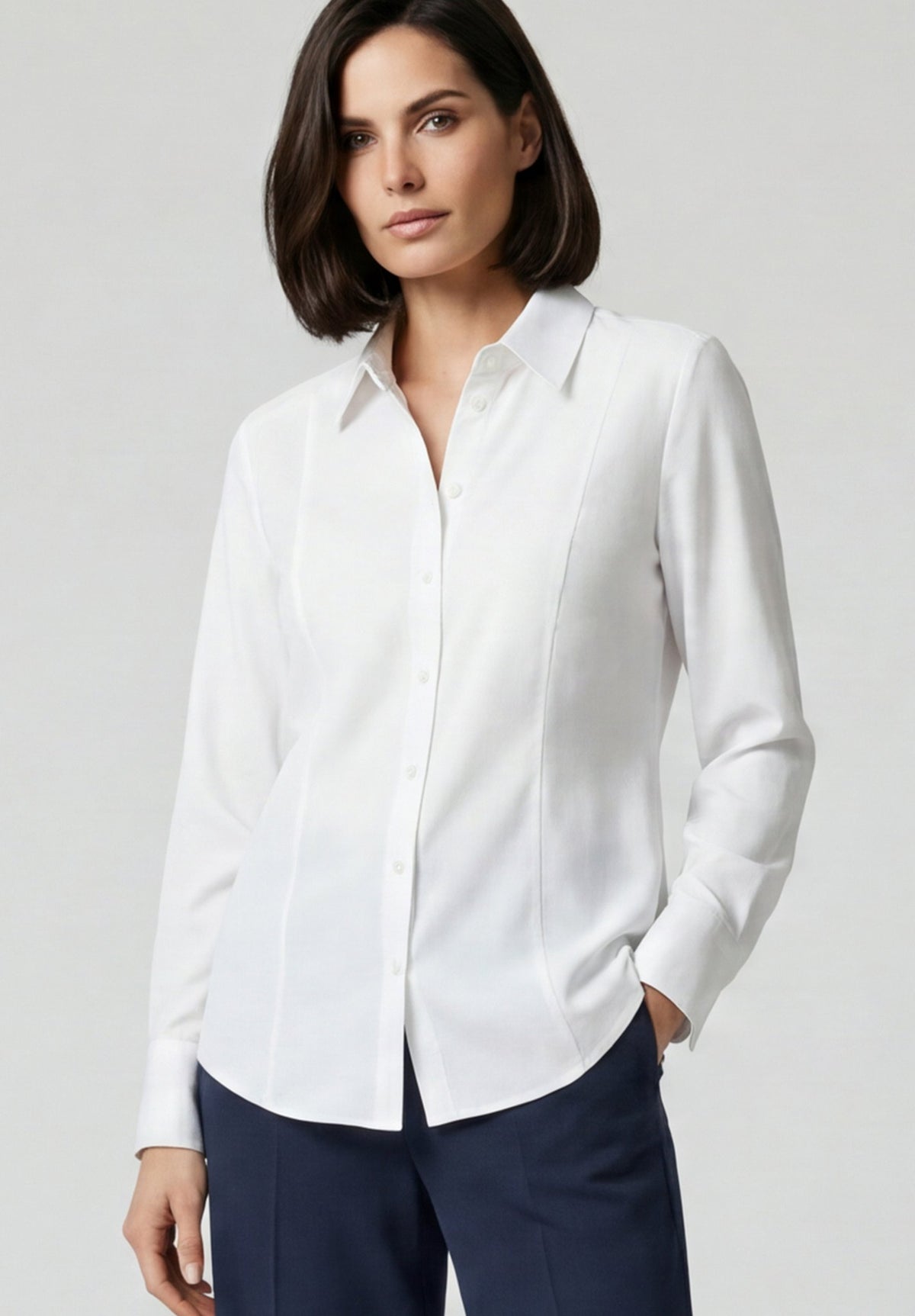 Bianca Damen Blusen White