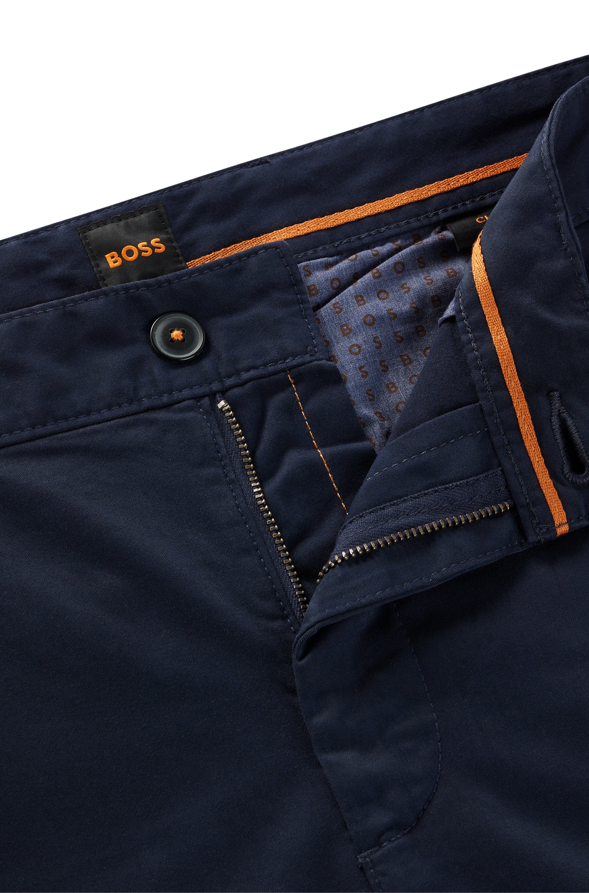 Boss Orange Herren Hosen  Dark Blue