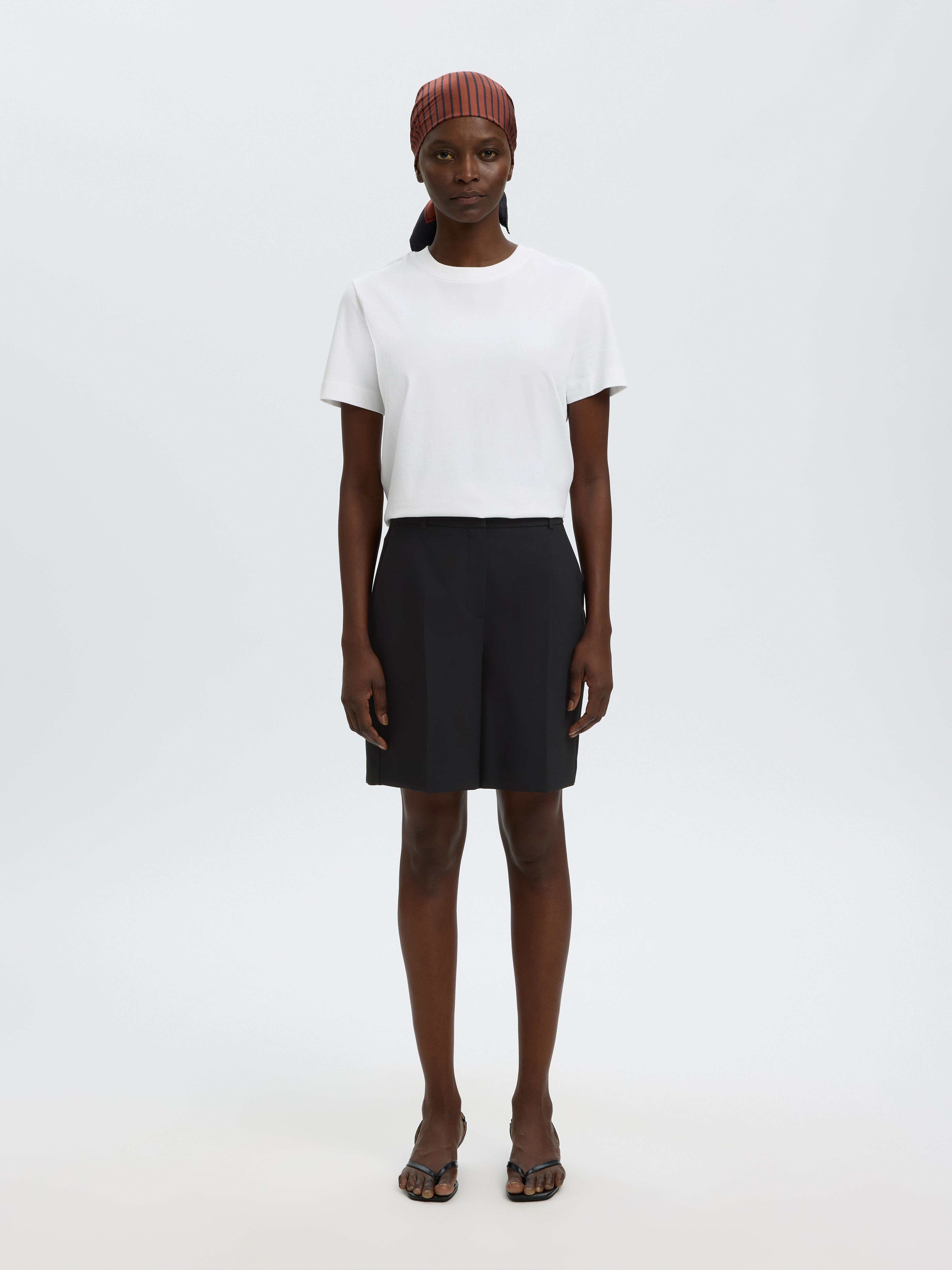Selected Femme Damen Shorts Black