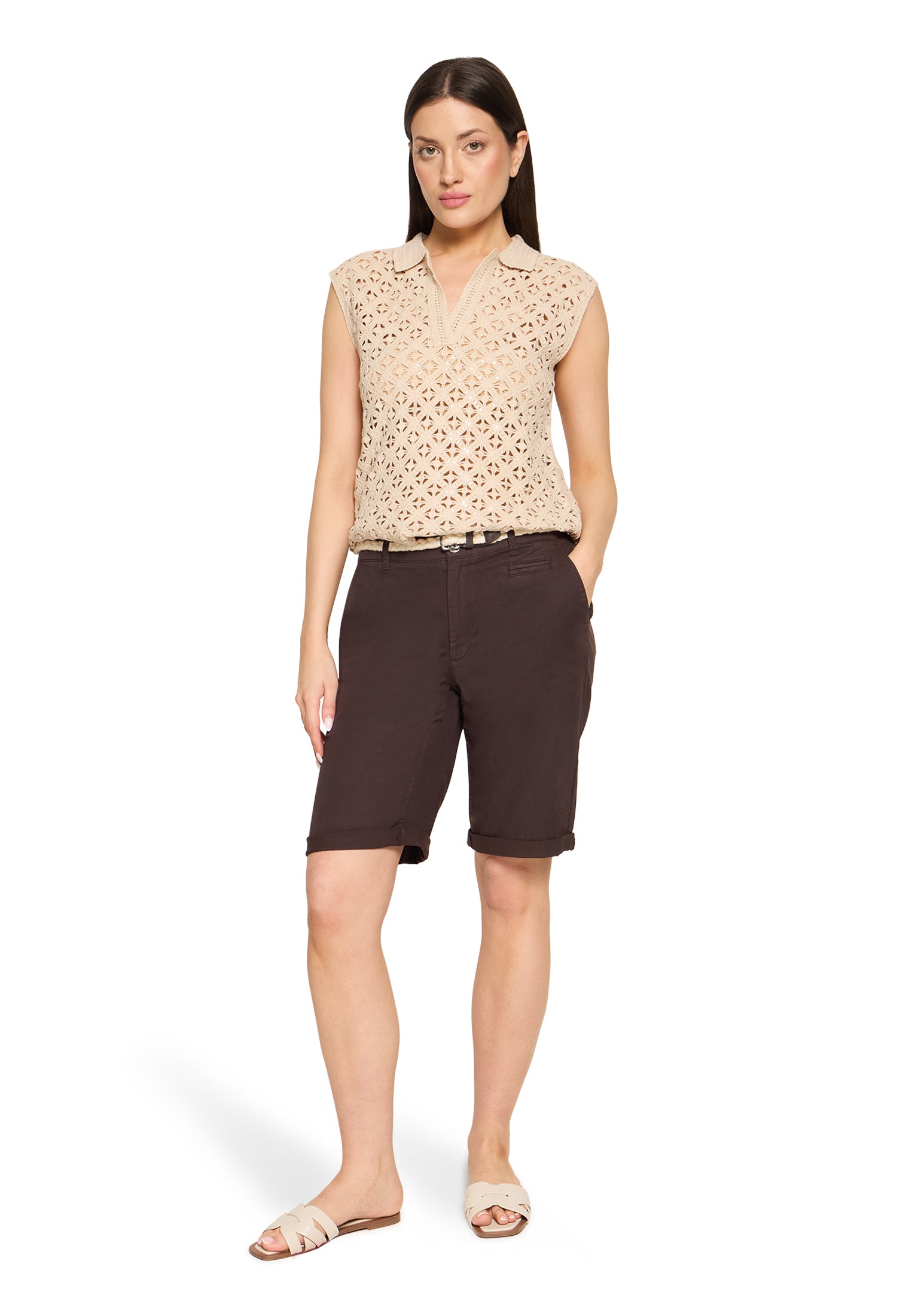 Cartoon Damen T-Shirts Pearled Ivory