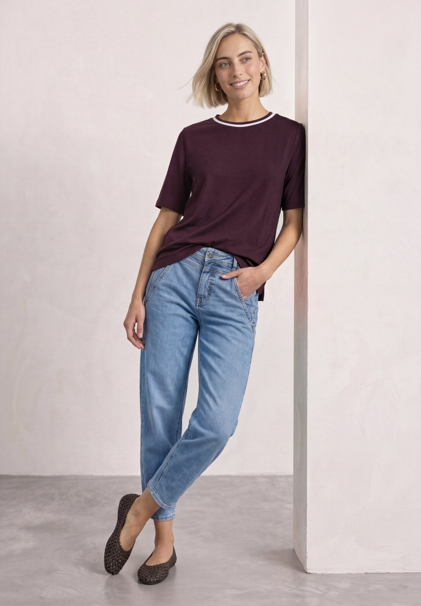Street One Damen T-Shirts Rustic Ro
