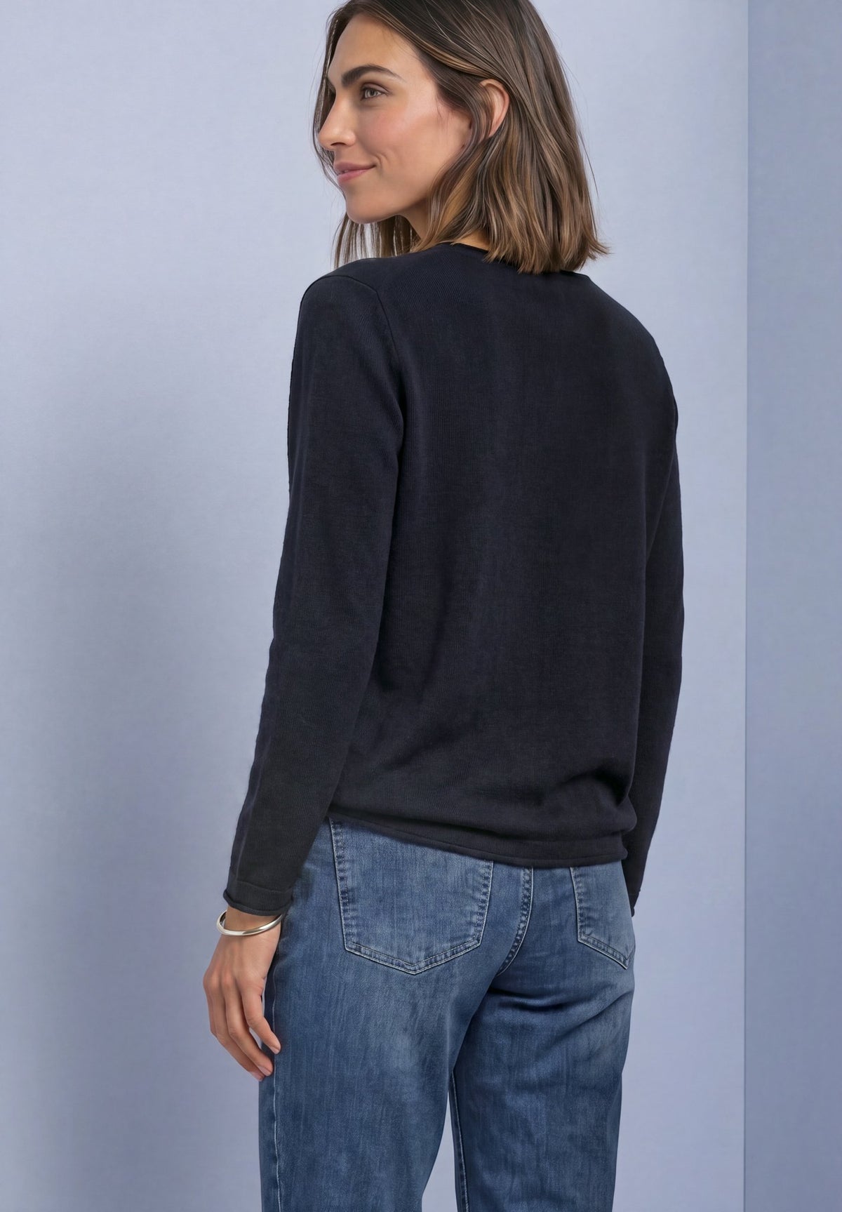 Street One Damen Pullover  Indigo Ni