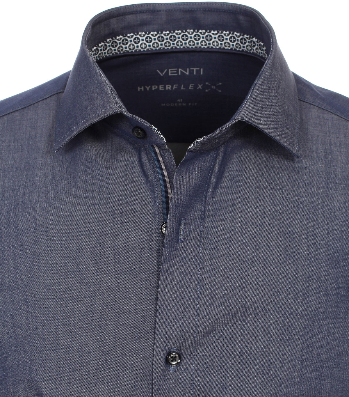 Casa Moda Herren Hemden lang  Blau