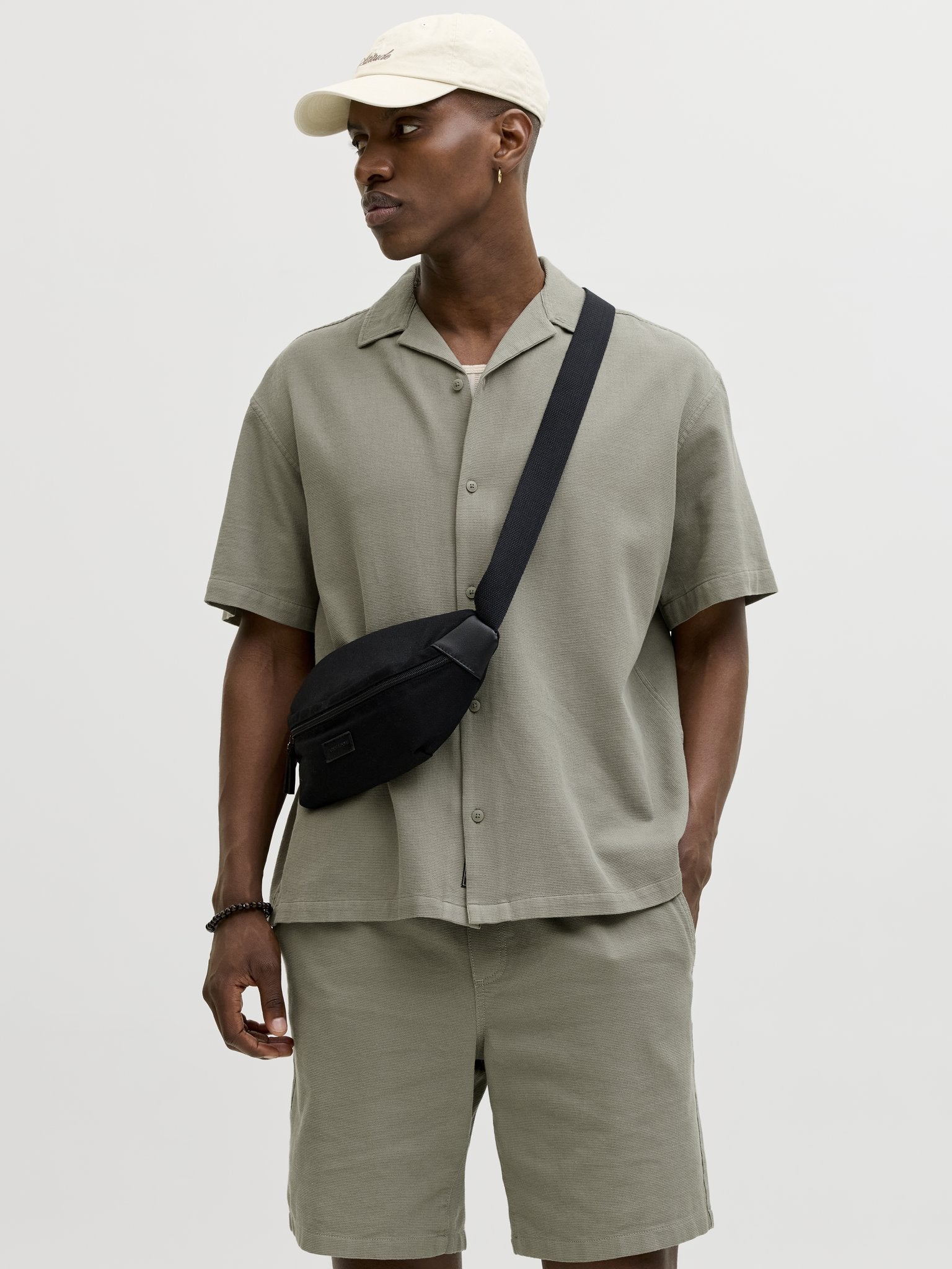 Jack & Jones Herren Hemden lang Vetiver