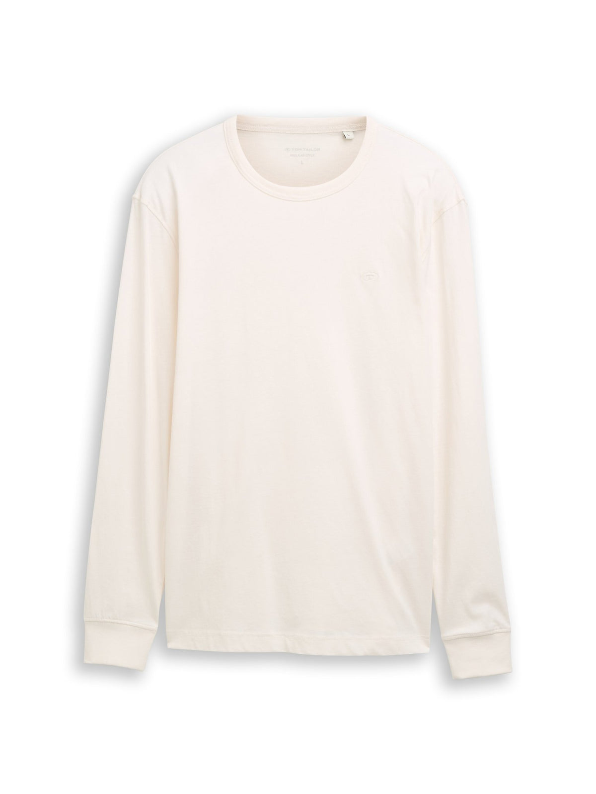 Tom Tailor Herren T-Shirts lang Gardenia White