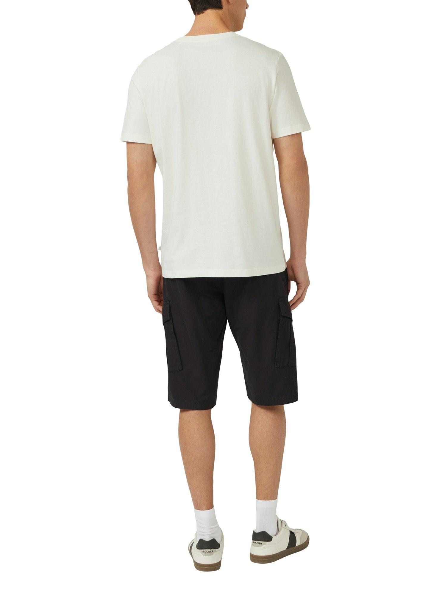 S. Oliver red Herren Shorts Grey/Black