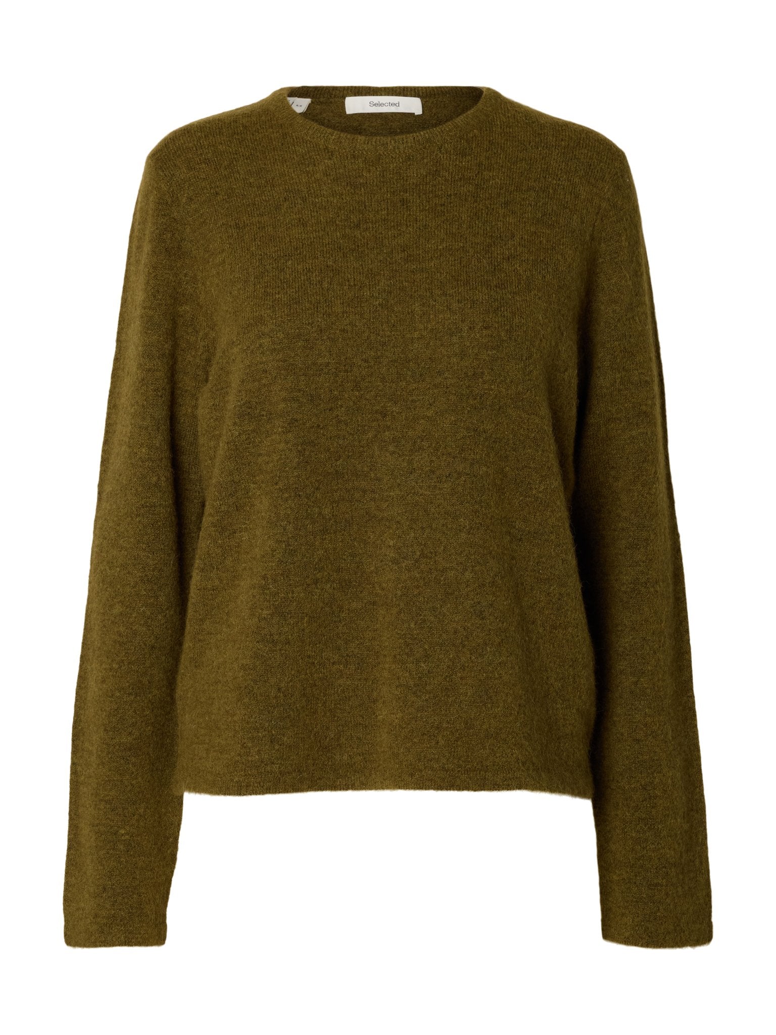 Selected Femme Damen Pullover Fir Green/Melan