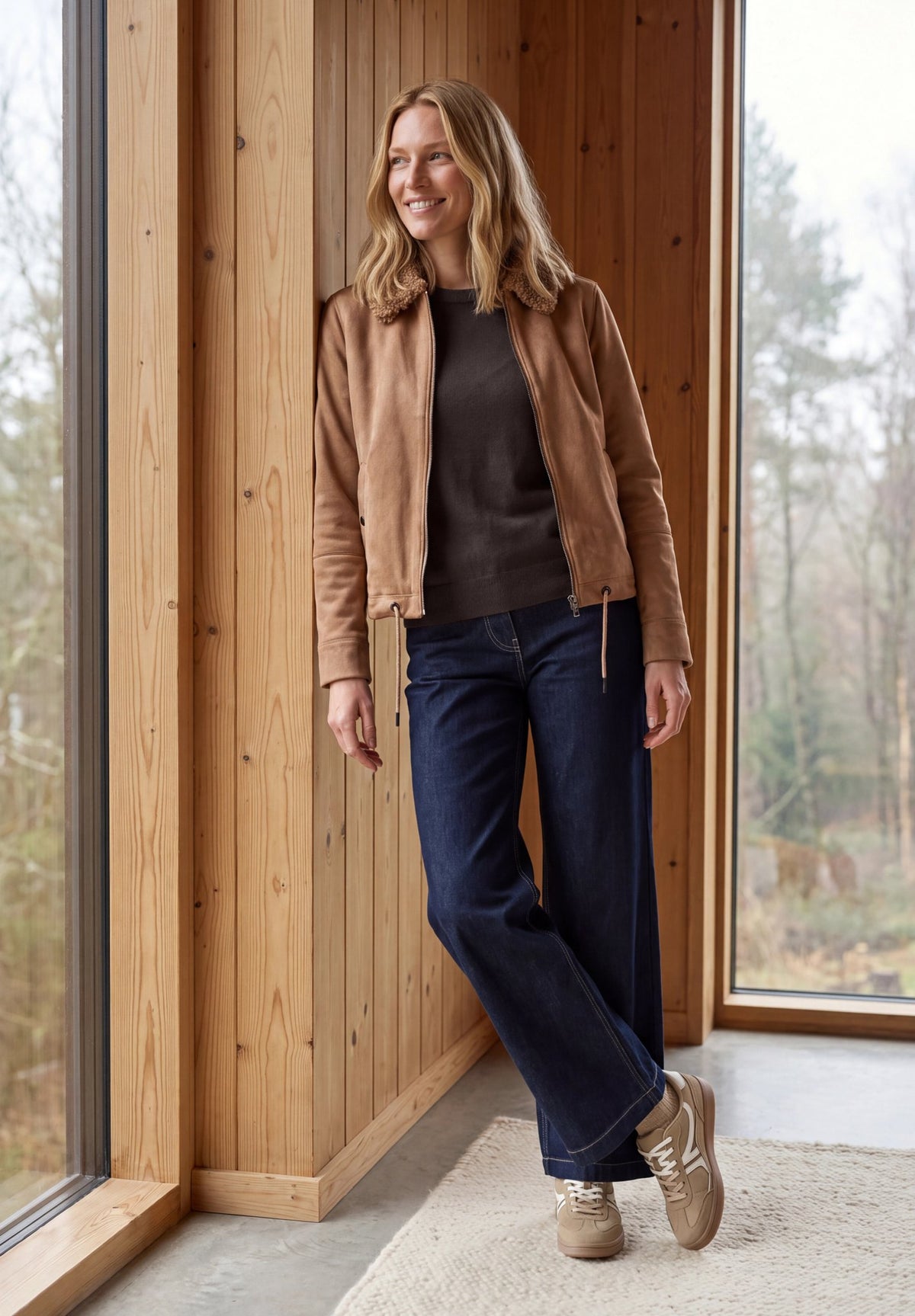 Cecil Damen Pullover Truffle B