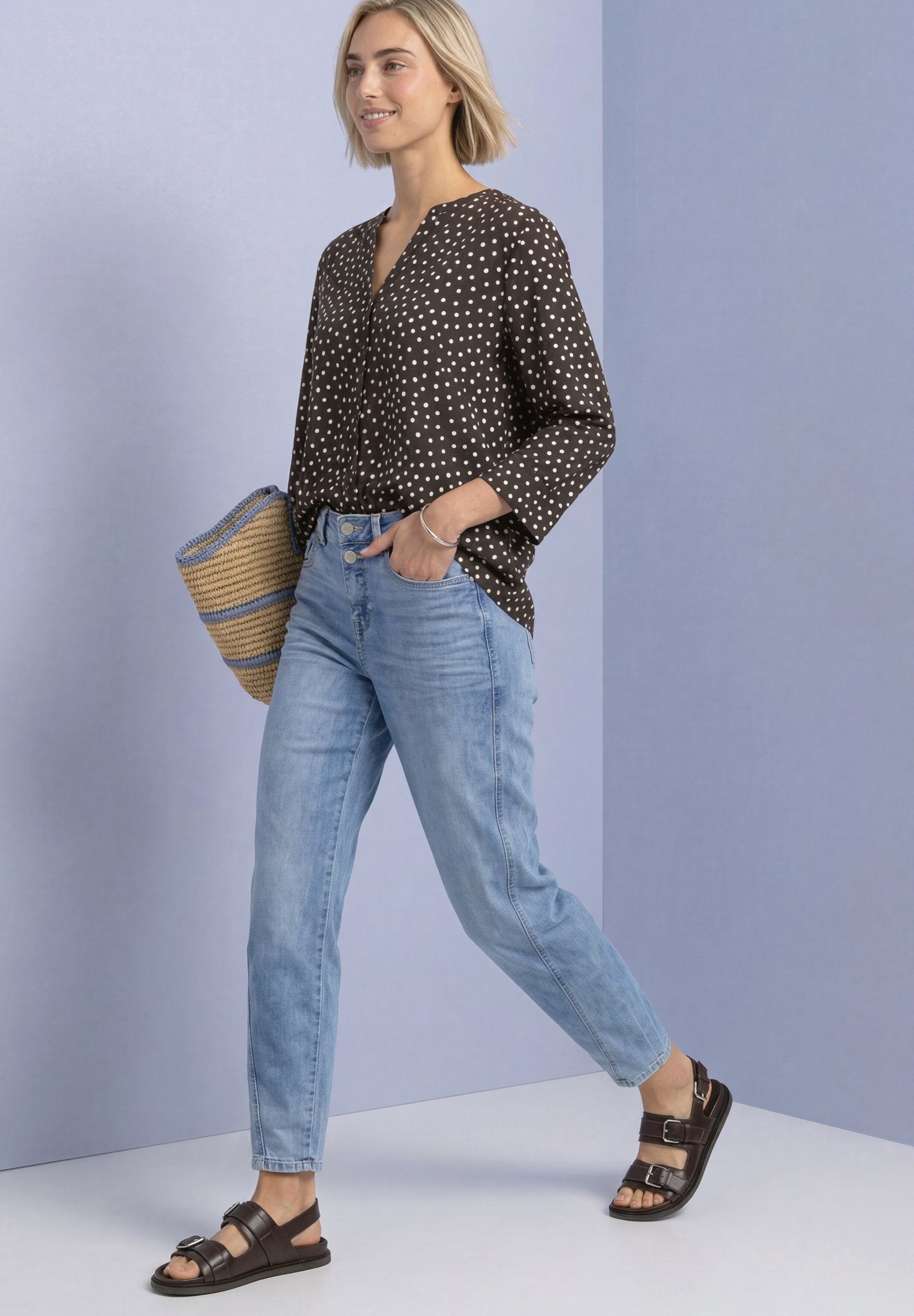 Street One Damen Blusen Black Cof