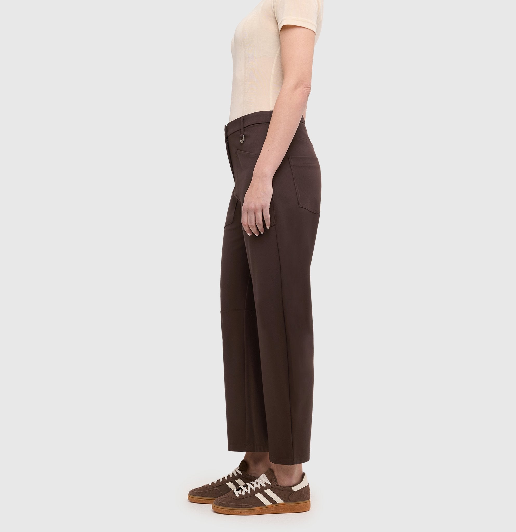 Mac Damen Hosen Truffle Brown