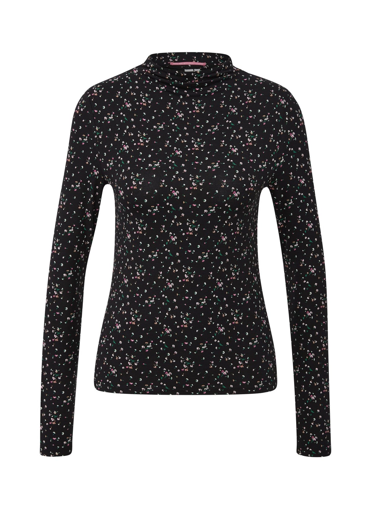 QS by S.Oliver Damen T-Shirts A Grey/Black
