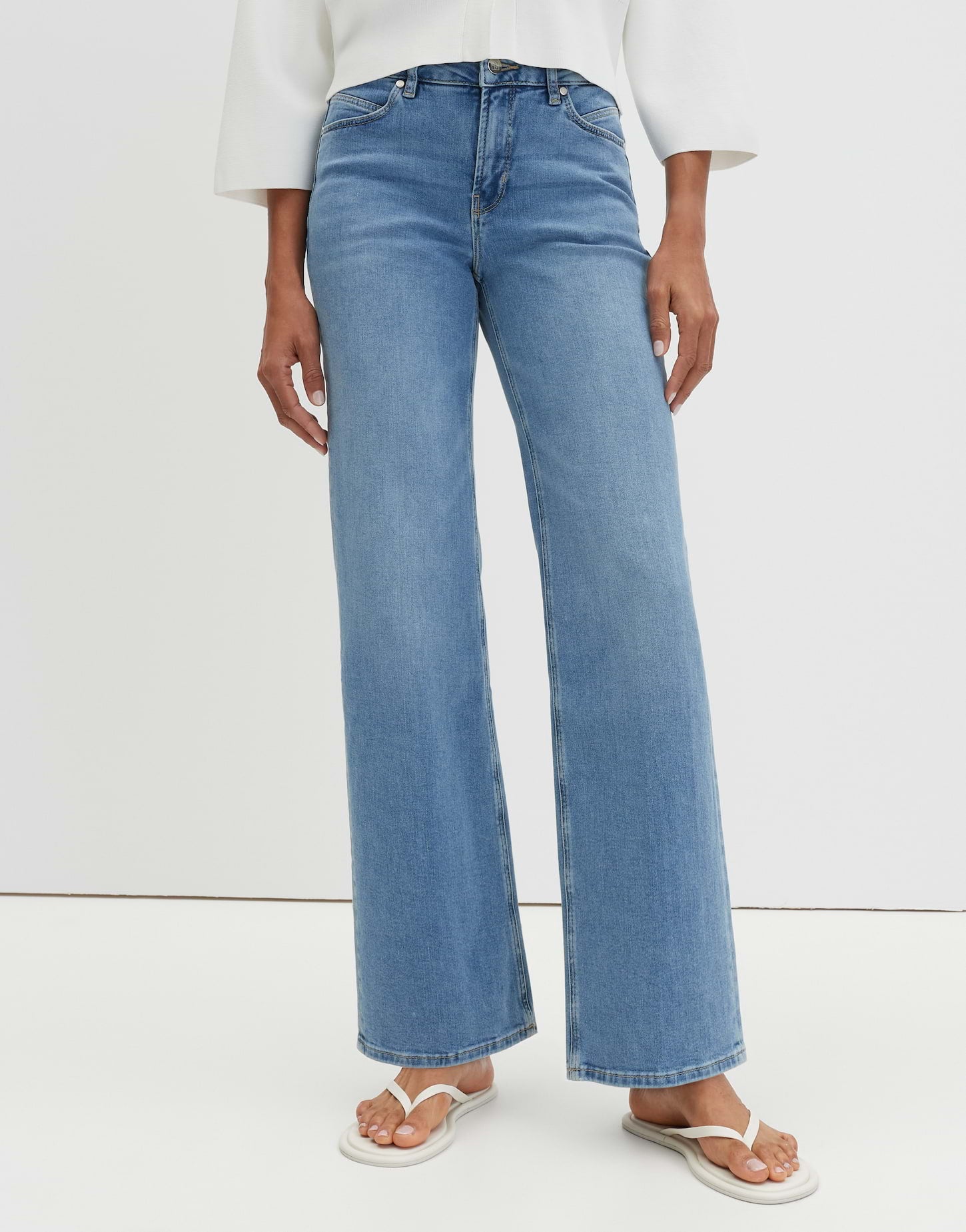 Someday Damen Jeans Mid Ocean Blue