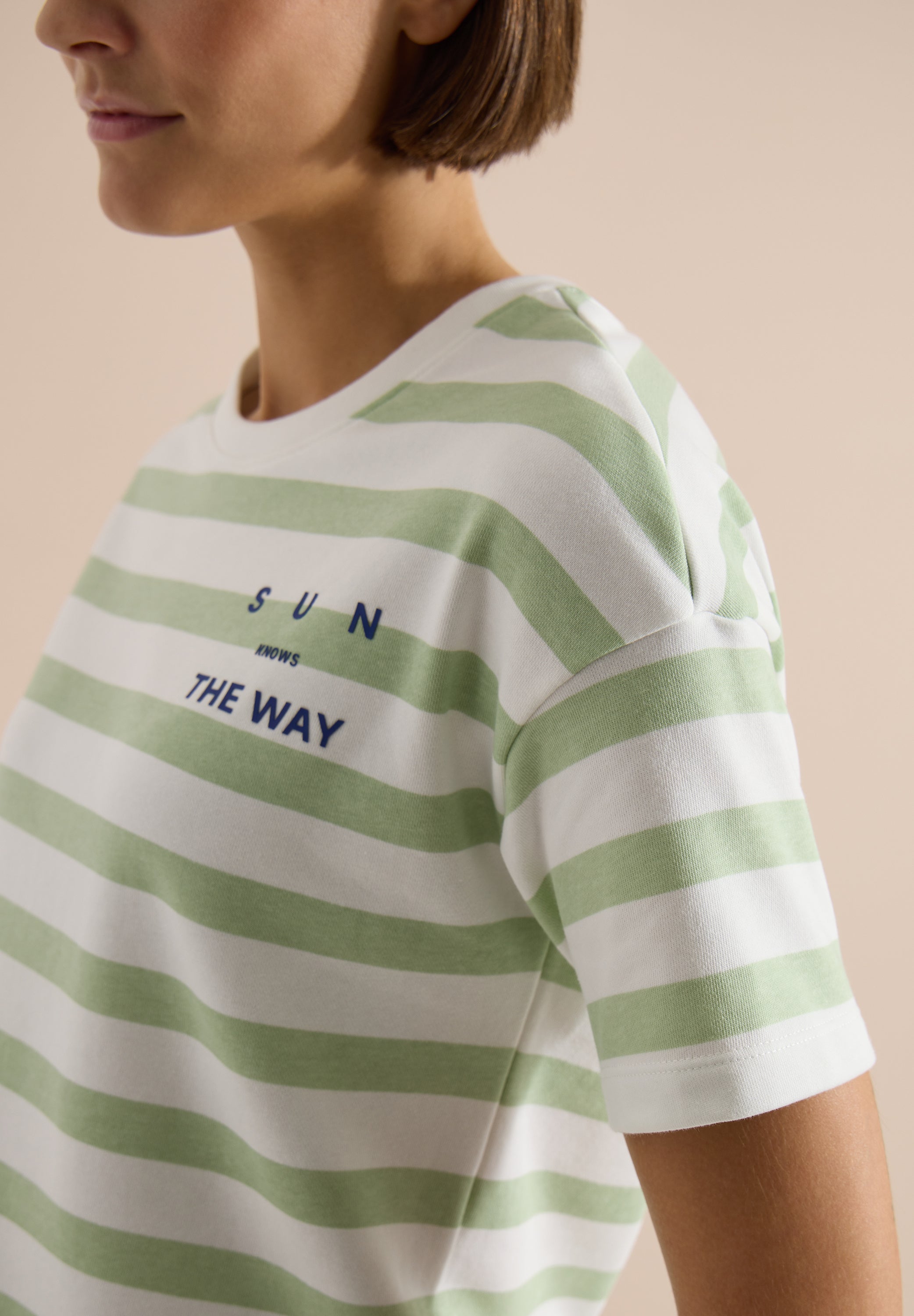 Cecil Damen T-Shirts  Raw Match