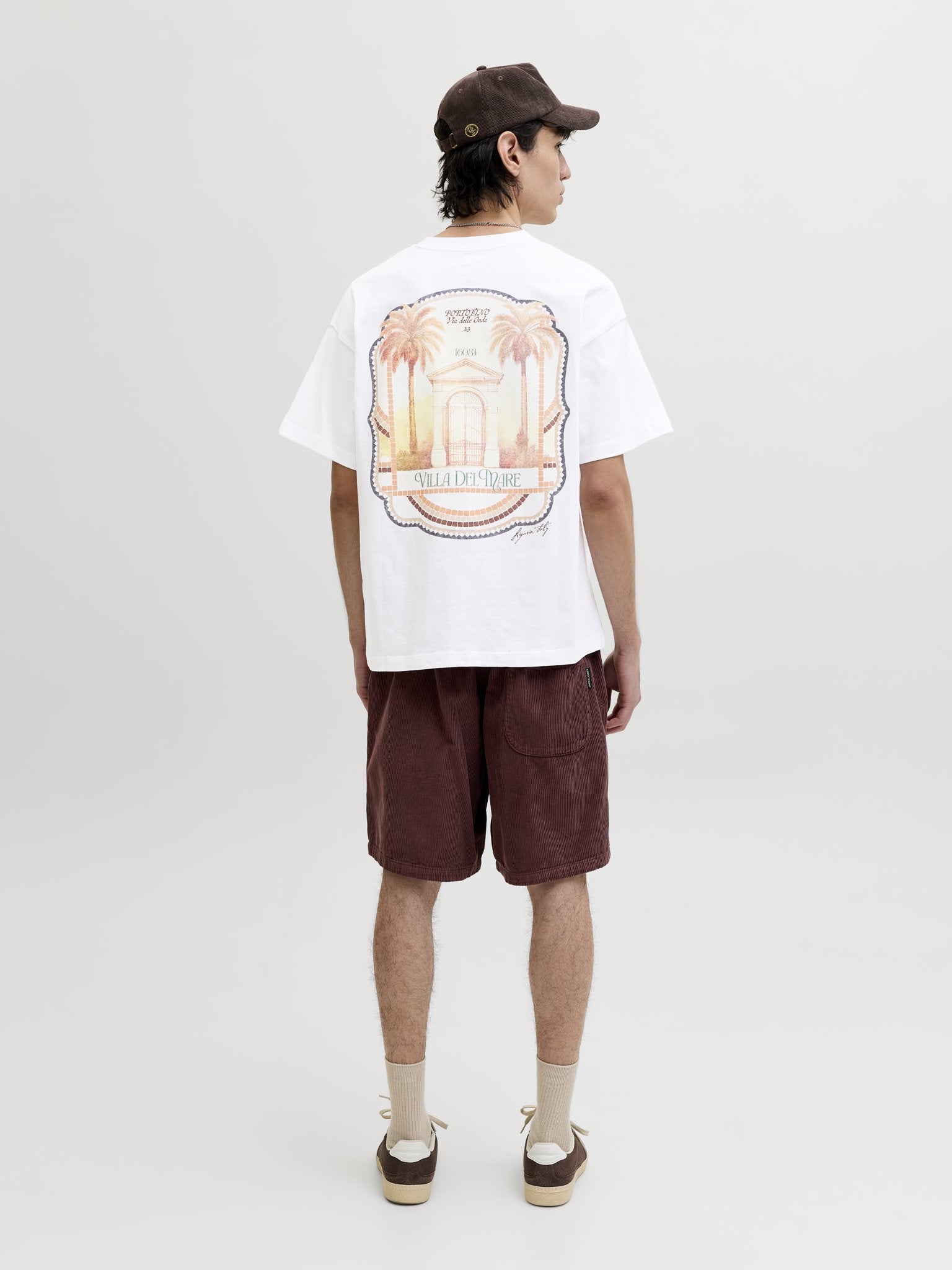 Jack & Jones Herren T-Shirts kurz Bright White