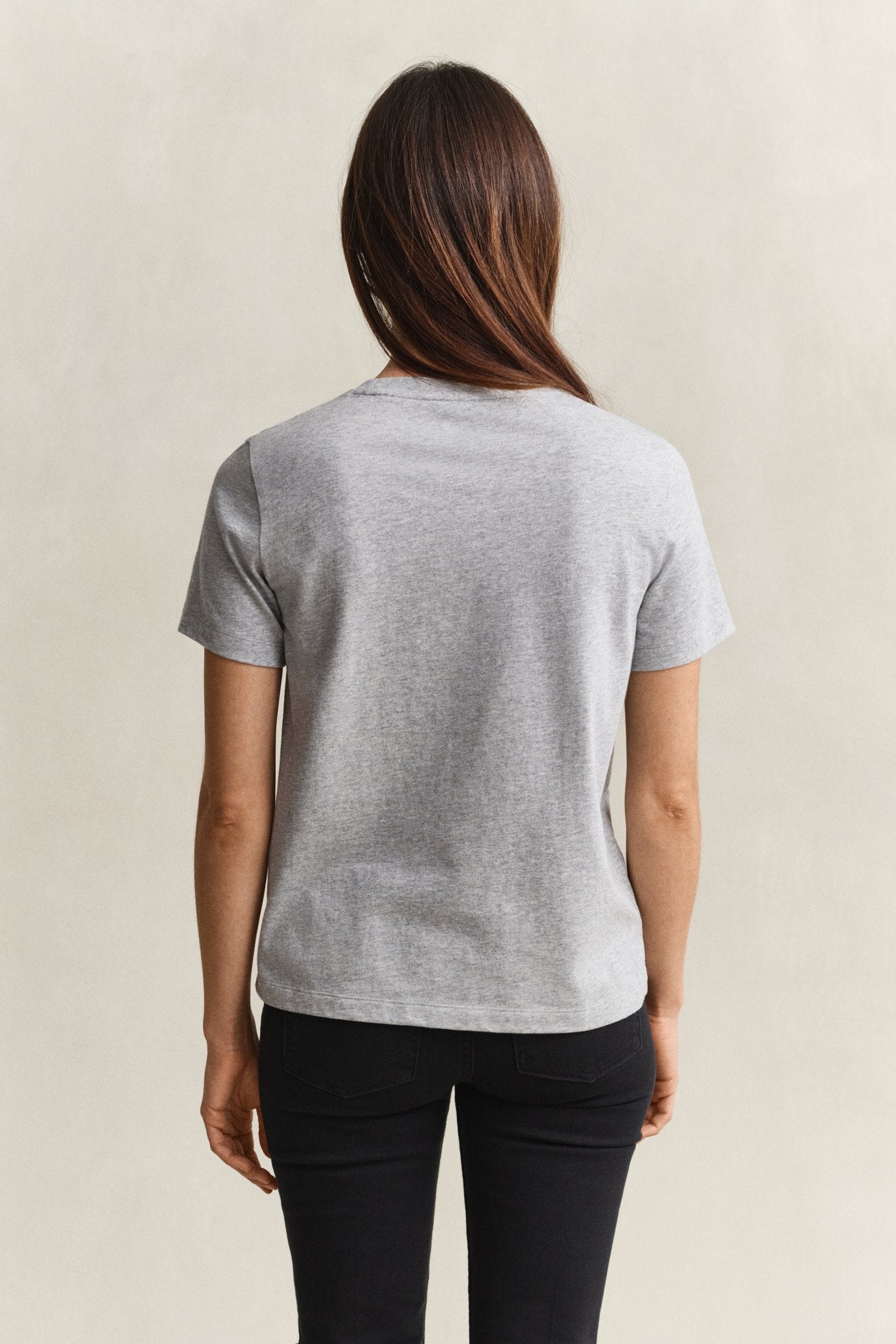 Gant Damen T-Shirts  Light Grey M
