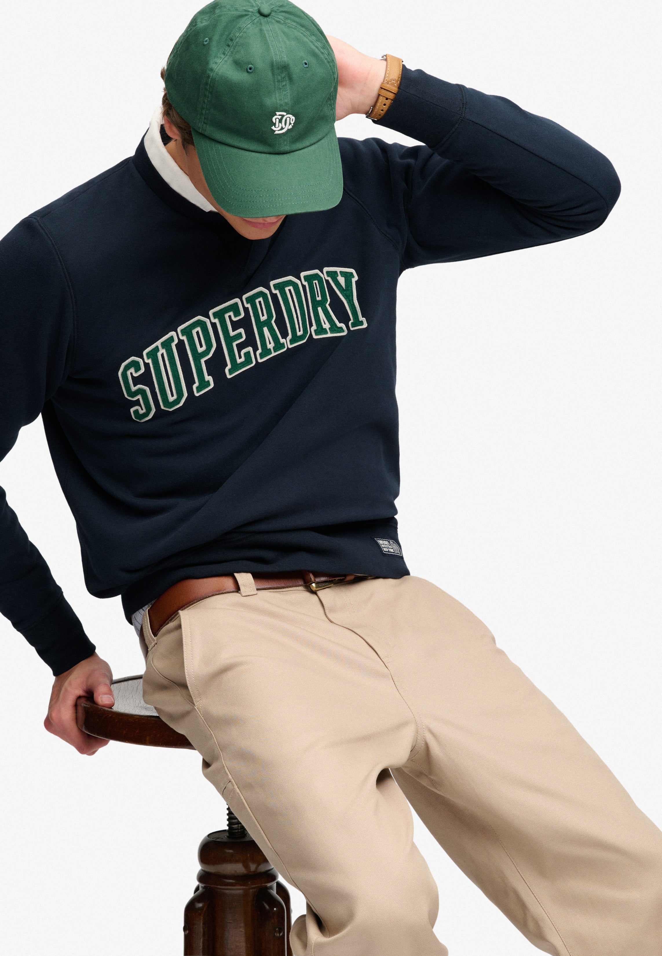 Superdry Men Herren Sweatshirts T Eclipse Nav
