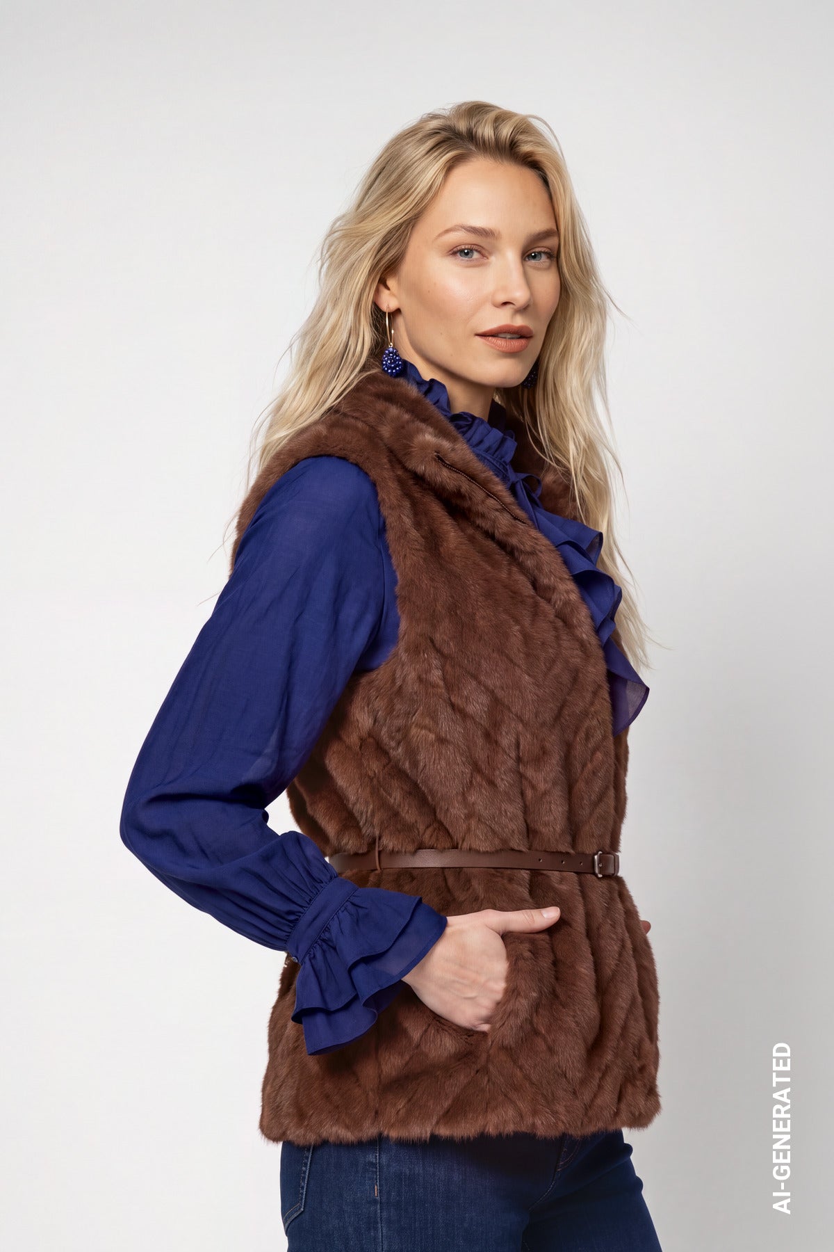 Monari Damen Outdoorwesten  Dark Tirami