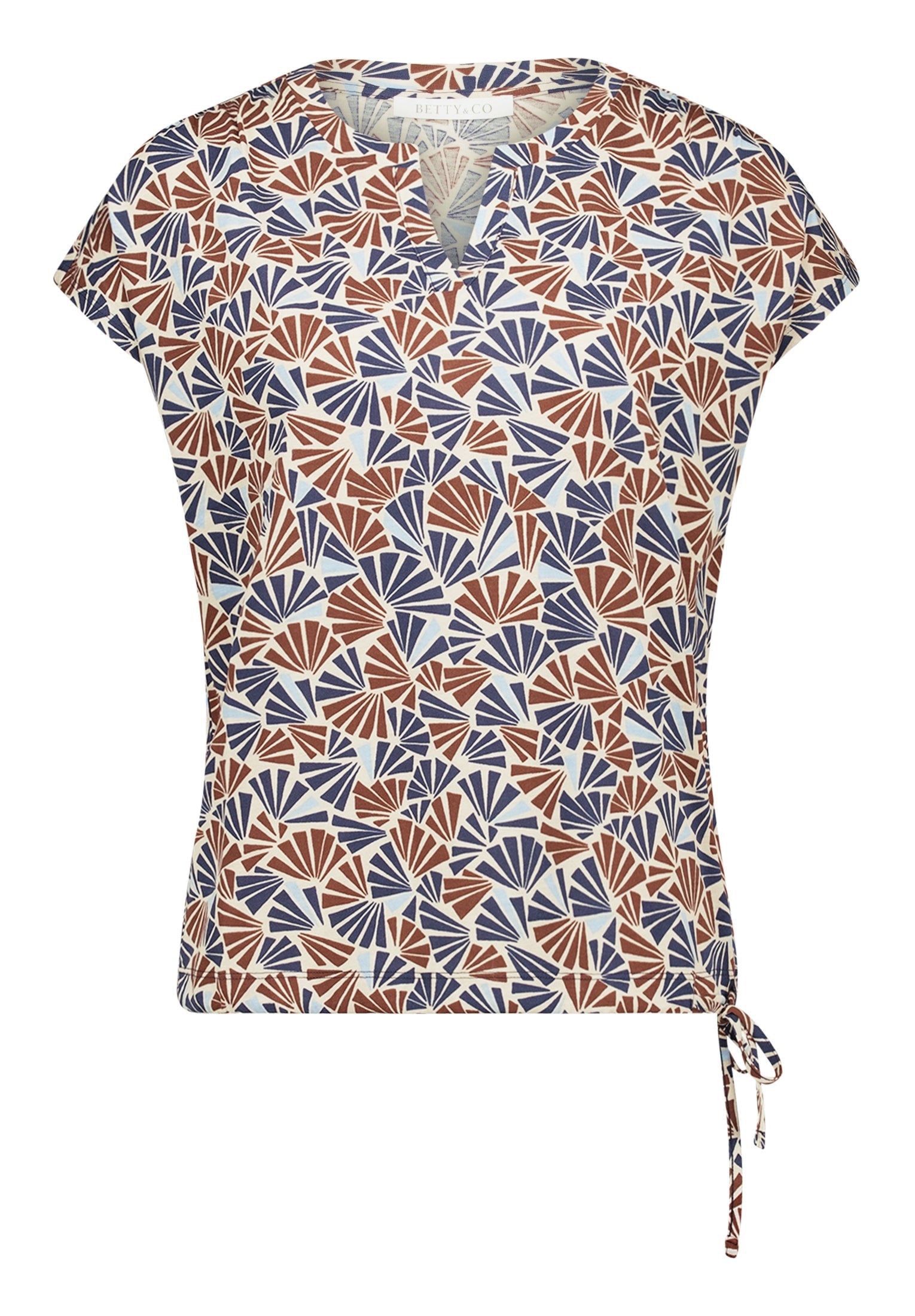 Betty & Co Damen T-Shirts Nature/Brown