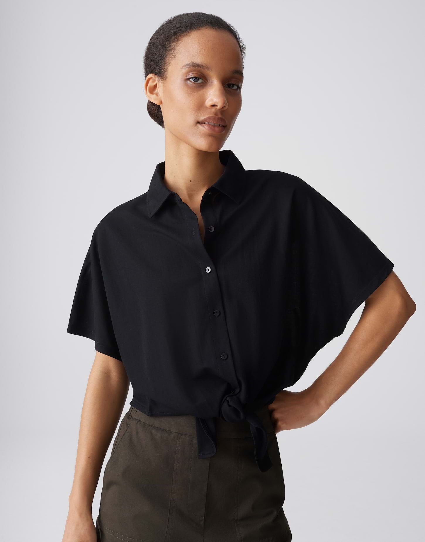 Opus Damen T-Shirts Black