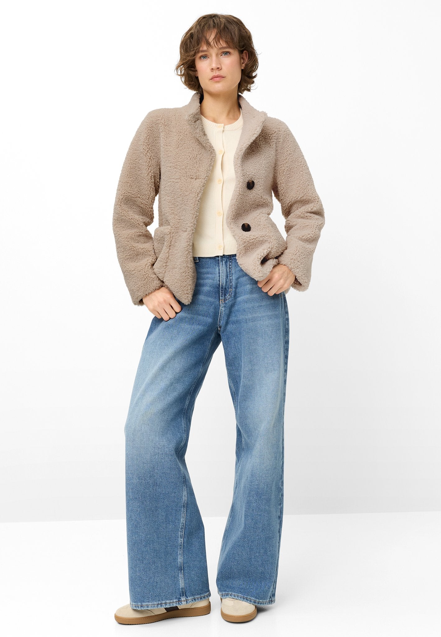 Fuchs & Schmitt Damen Jacken Beige/Kitt