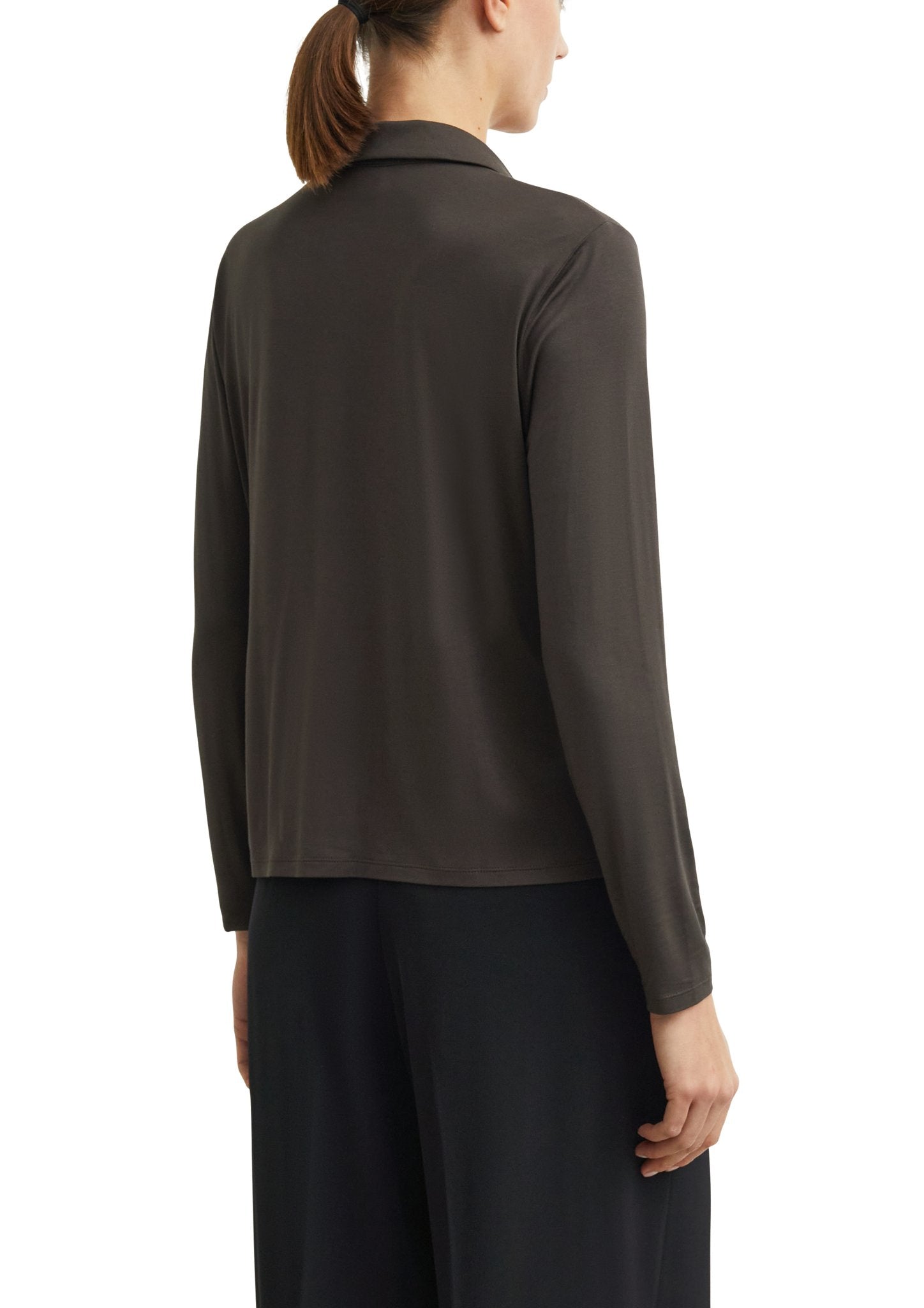 Comma Damen T-Shirts  Brown
