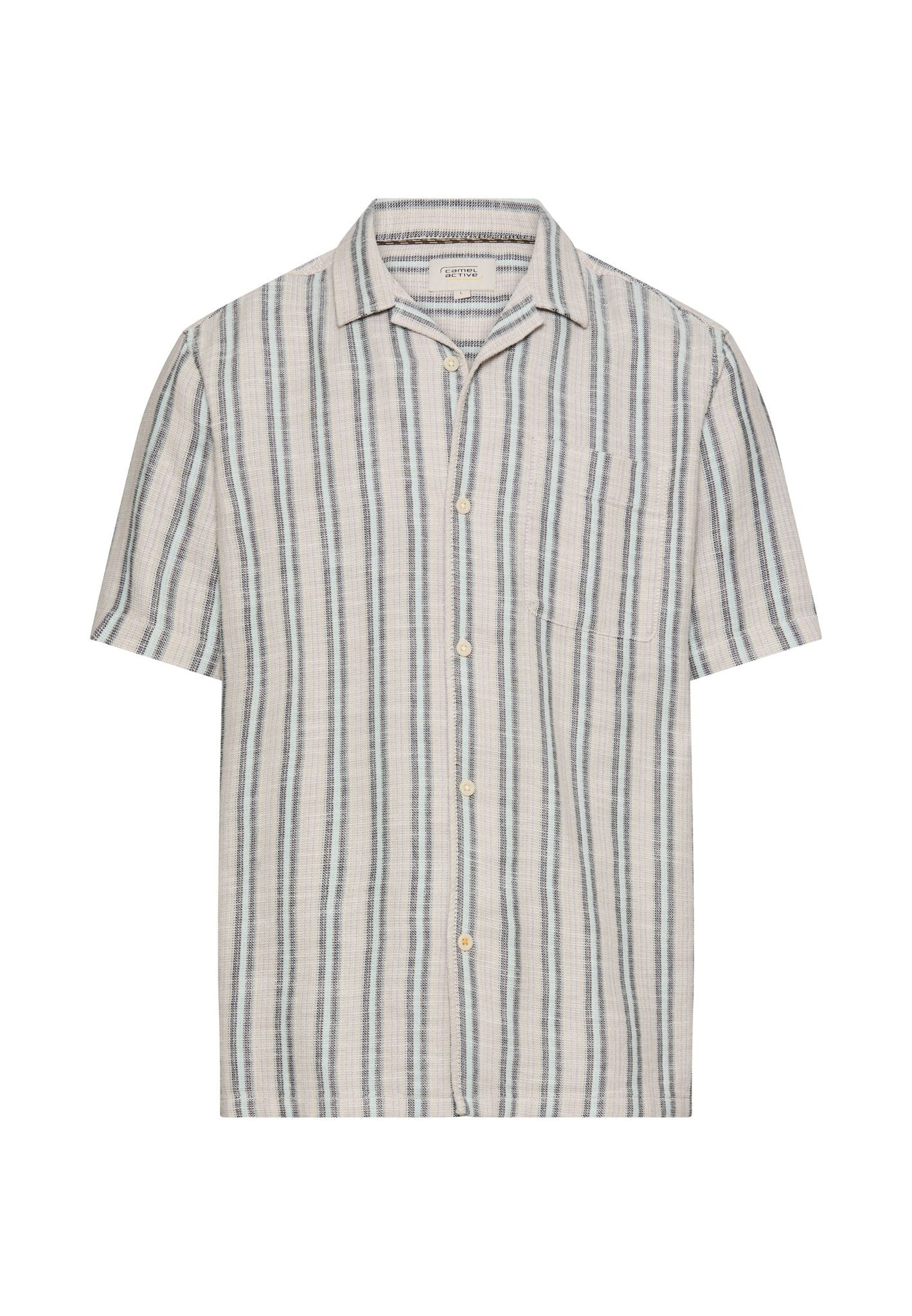Camel active Herren Hemden kurz  Indigo Blue