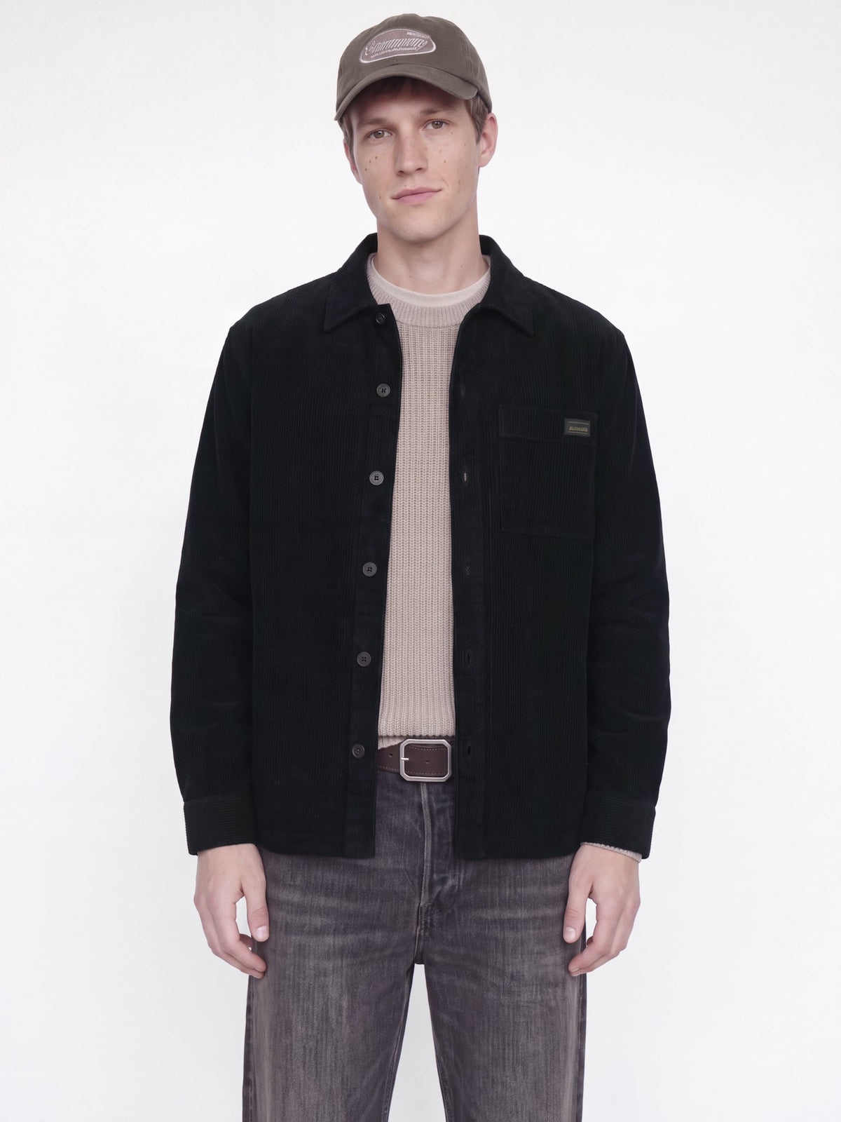 Jack & Jones Herren Hemden lang Black