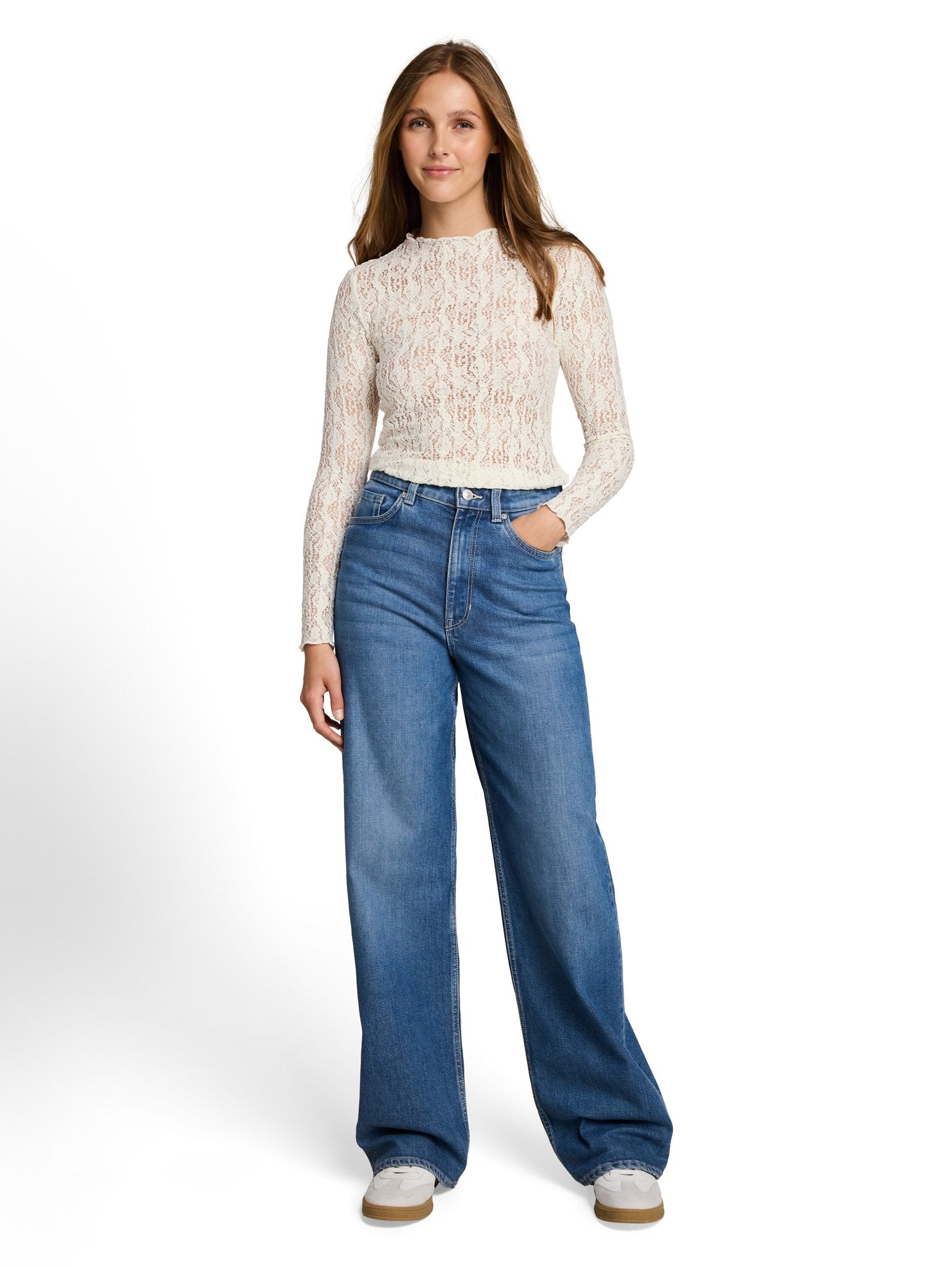 Tom Tailor denim Damen T-Shirts Off White