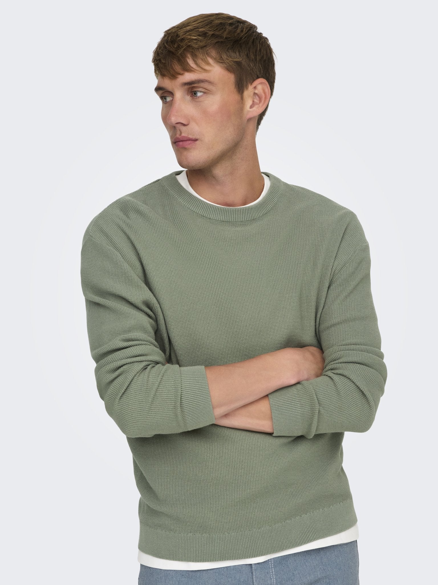 Only & Sons Herren Pullover Wrought Iron