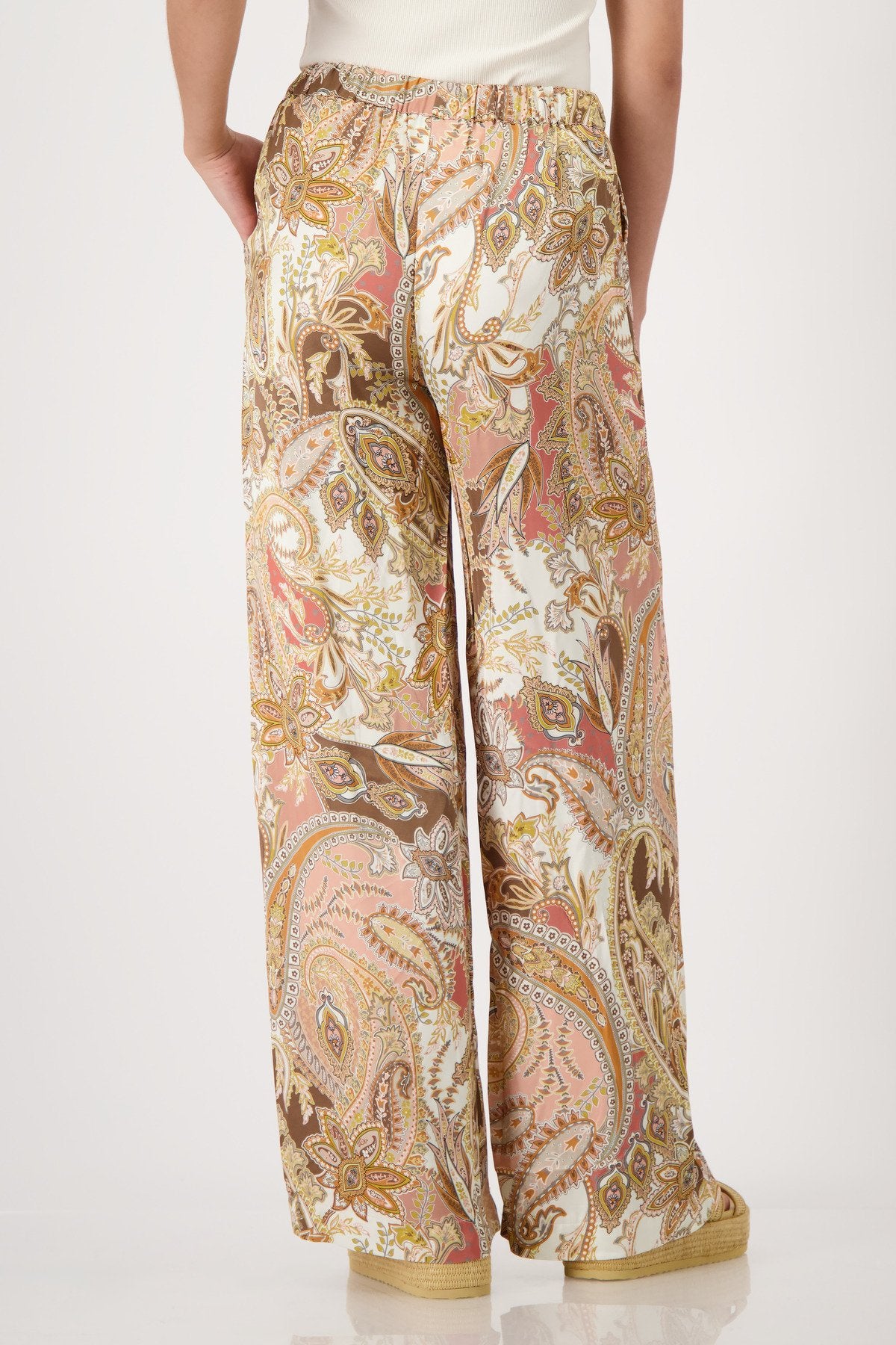 Monari Damen Hosen Mocca Gemus