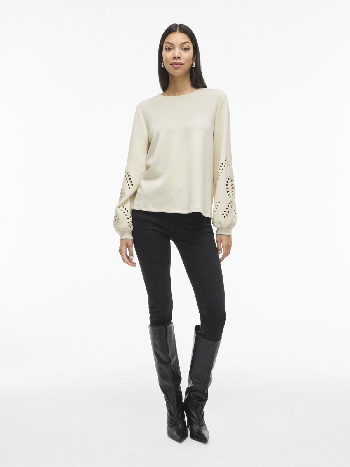 Vila Damen Sweatshirts Birch