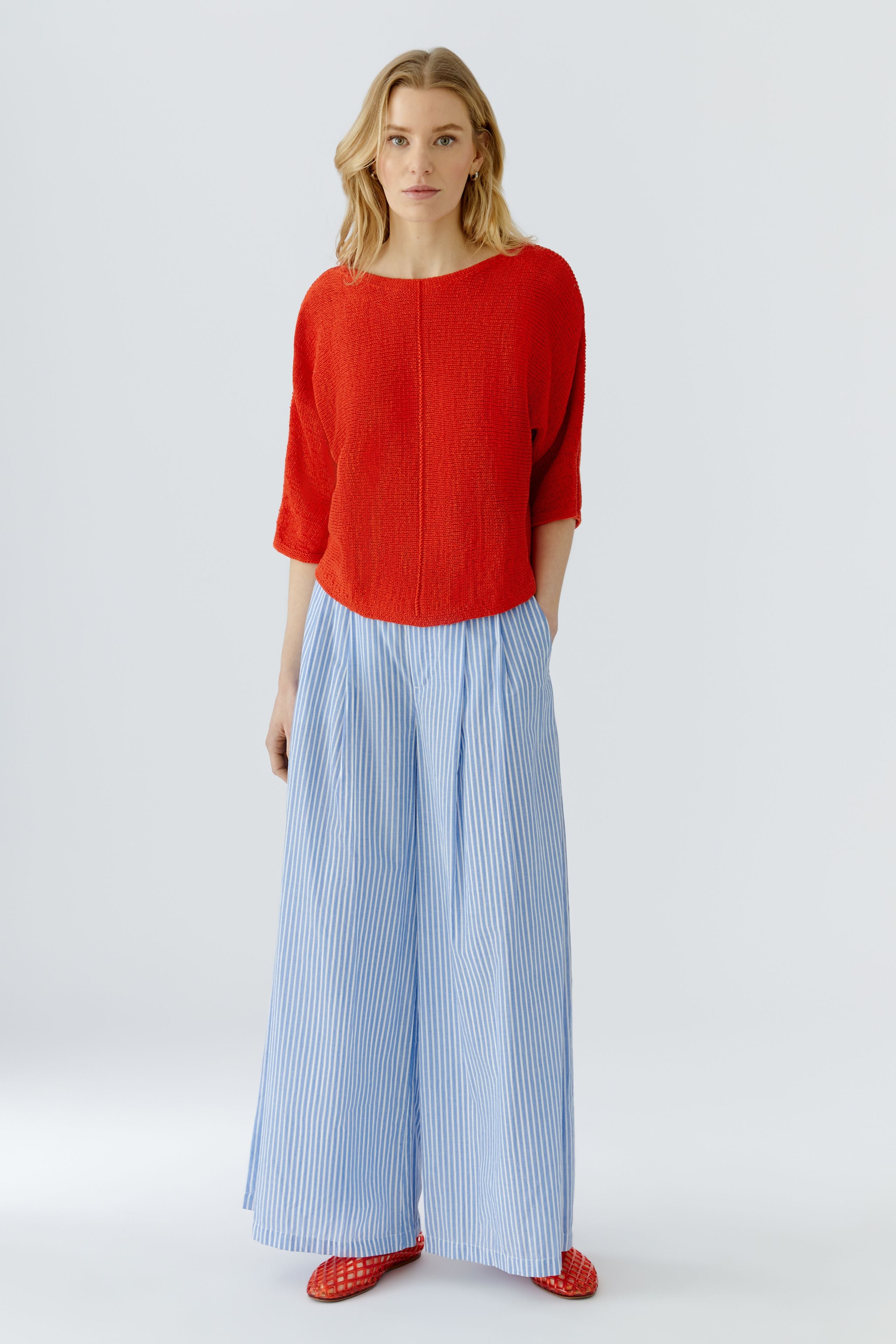 Oui Damen Pullover  Red Alert