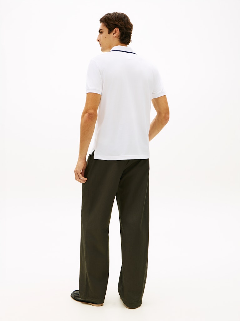 Tommy Hilfiger Herren Polo-Shirts Ybr White