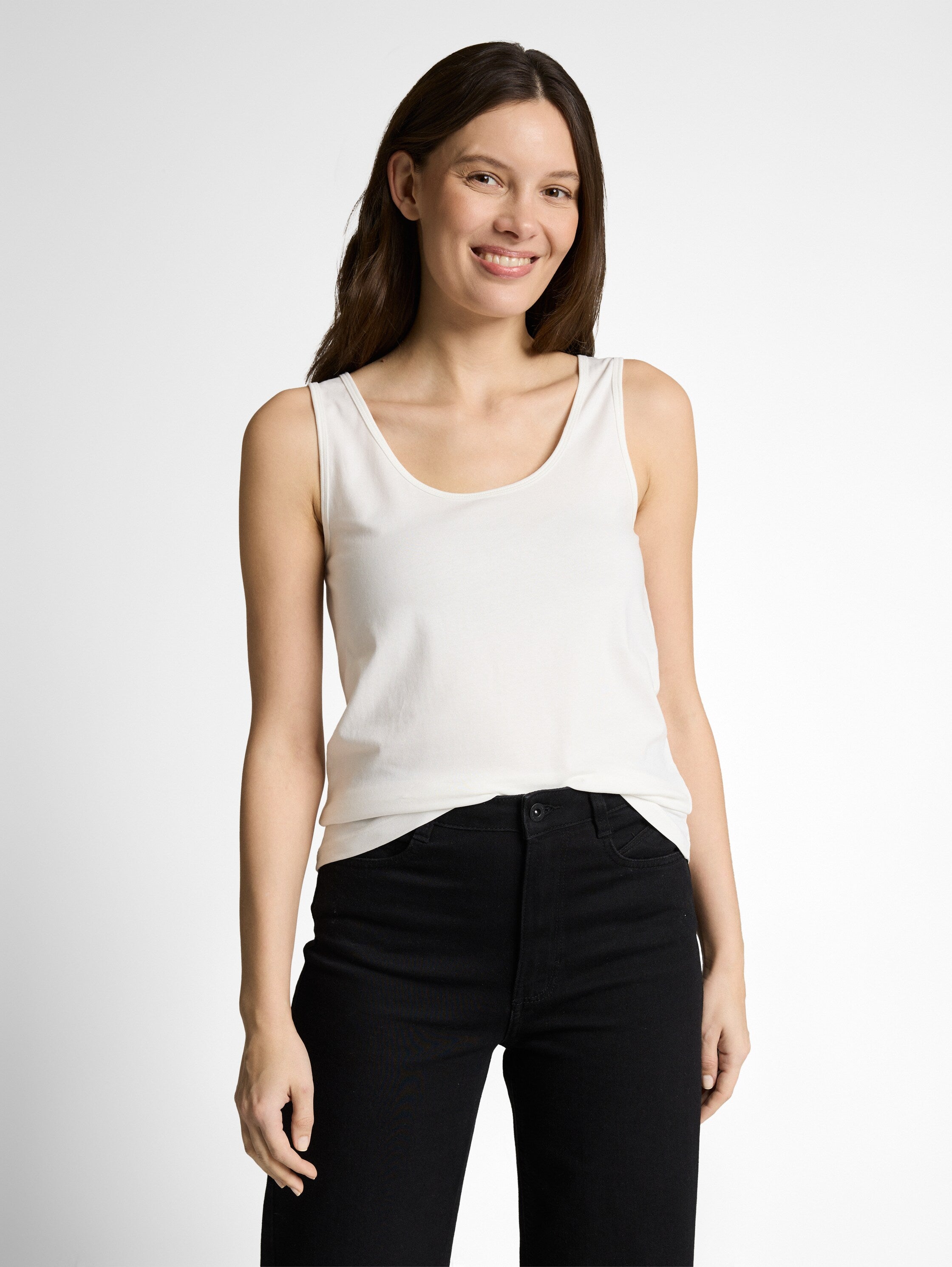 Tom Tailor Damen T-Shirts Whisper White