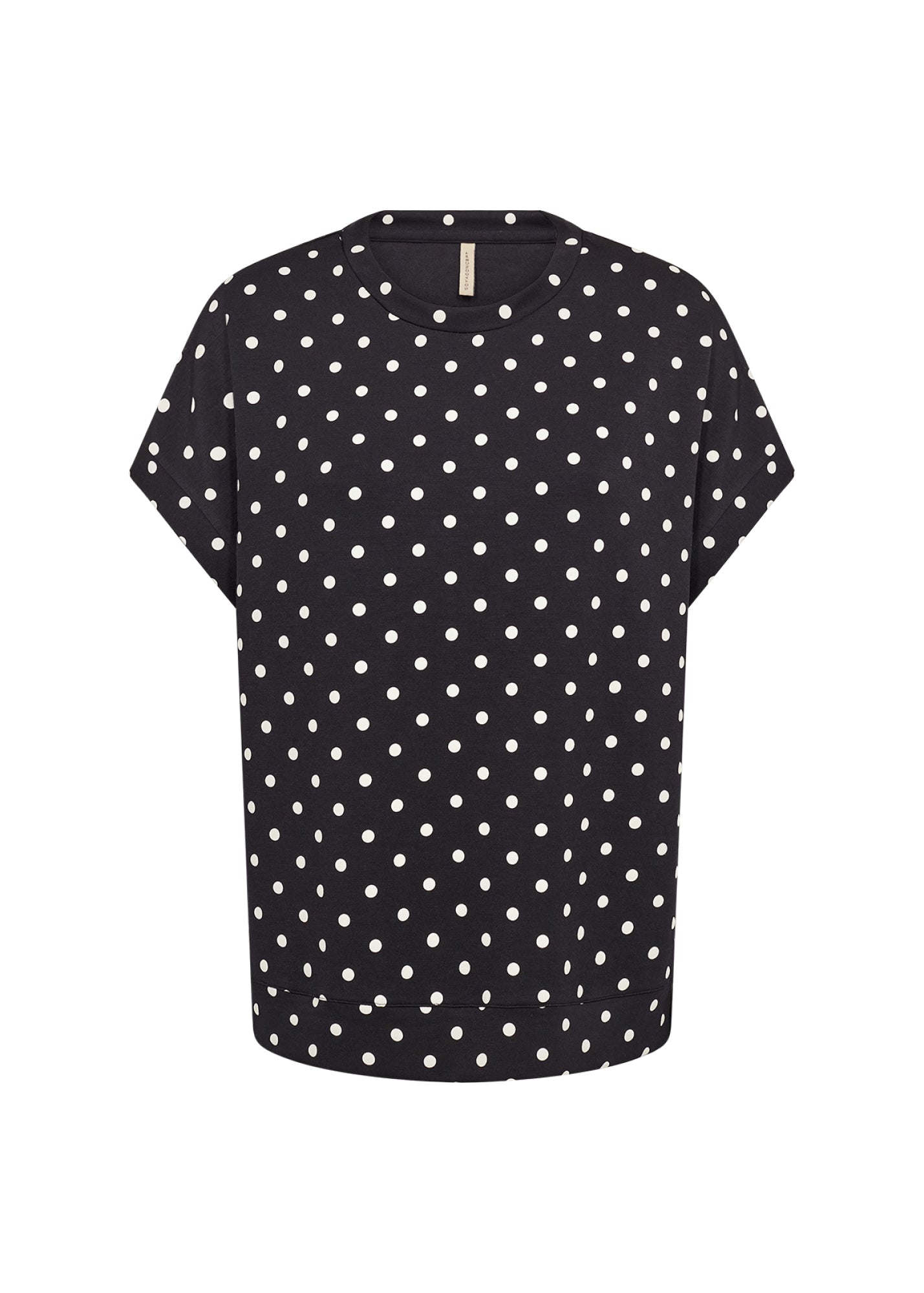 Soya Concept Damen Blusen kurz Black Combi