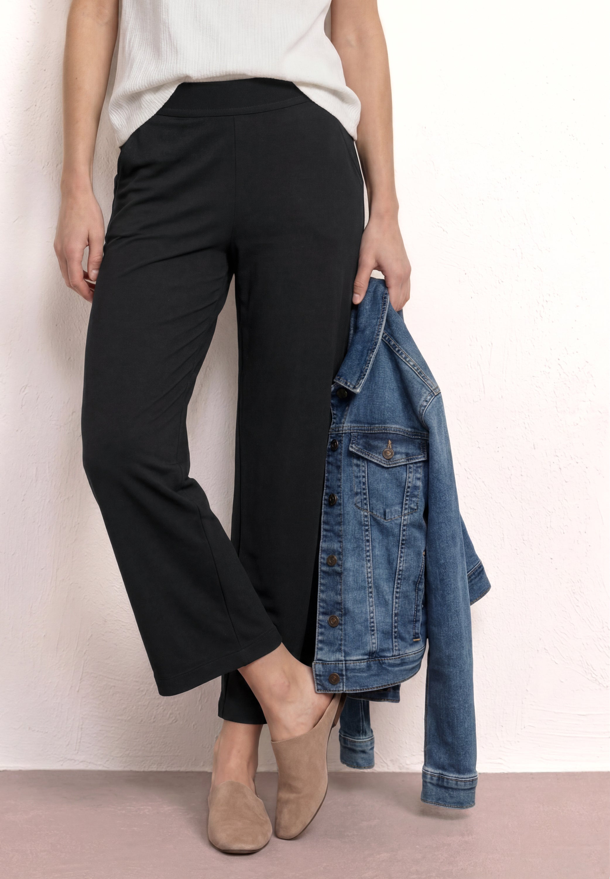 Street One Damen Hosen  Black
