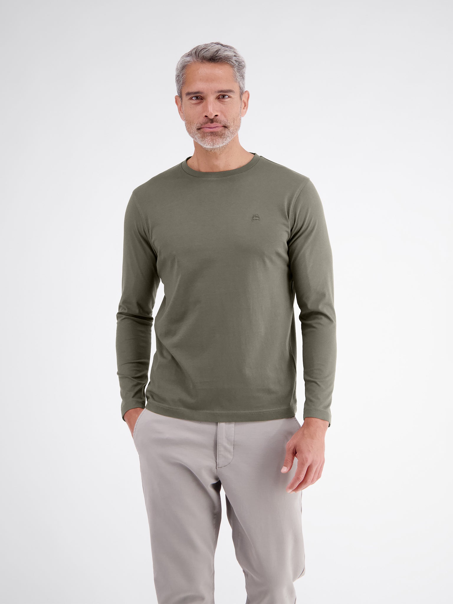 Lerros Herren T-Shirts kurz Nordic Olive